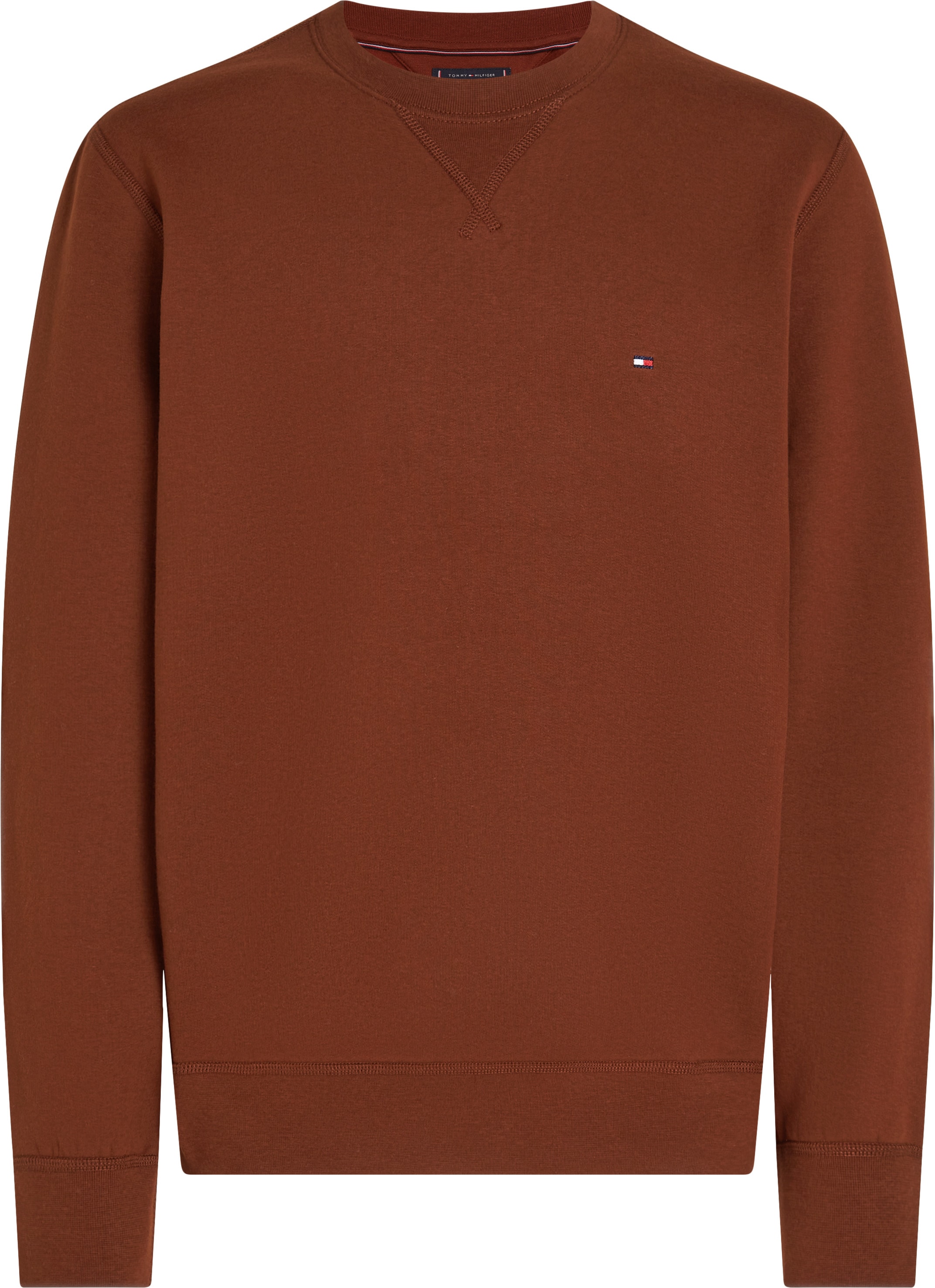 Tommy Hilfiger Sweatshirt »ESS SEASONAL FLEECE CREWNECK«, mit Logostickerei