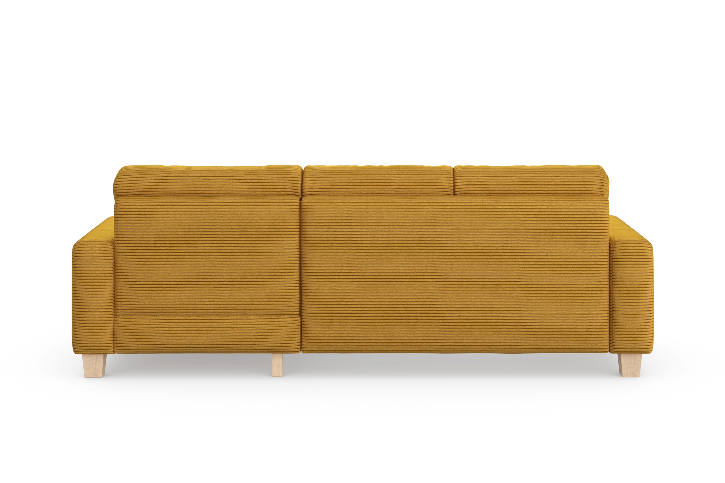 Home affaire Ecksofa »Summer L-Form«, mit Recamiere, mit oder ohne Bettfunktion und Bettkasten, Cord-Bezug