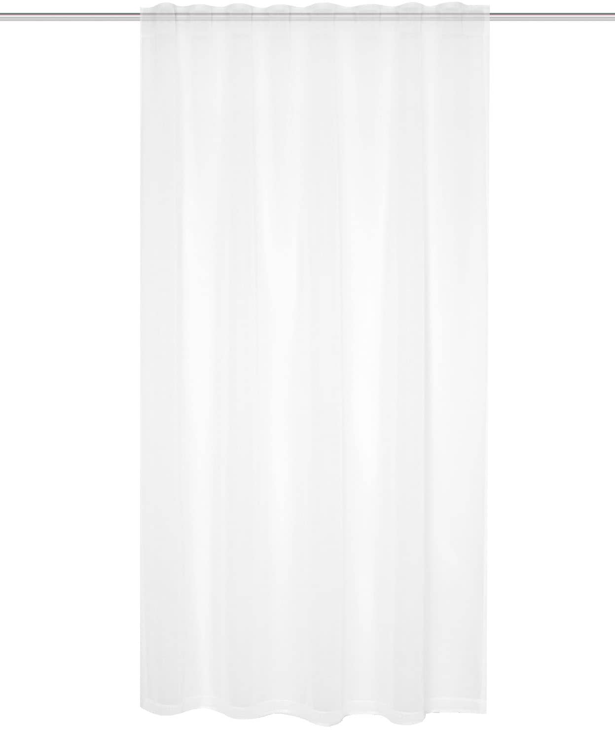 HOME WOHNIDEEN Gardine »DOLLY« Multifunktionsband 1 Stk. tlg. transparent