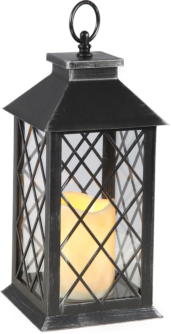 Ambiente Haus Kerzenlaterne »Laterne inkl. LED Kerze - (H) 34 cm«, (1 St.)  auf Raten kaufen