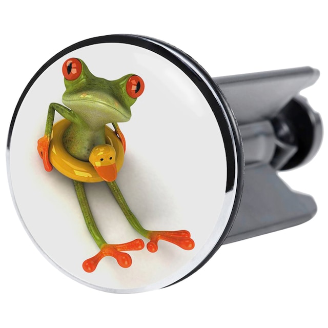Sanilo Badaccessoire-Set »Froggy«, (Komplett-Set, 3 tlg.), bestehend aus WC- Sitz, Badteppich und Waschbeckenstöpsel online kaufen | mit 3 Jahren XXL  Garantie
