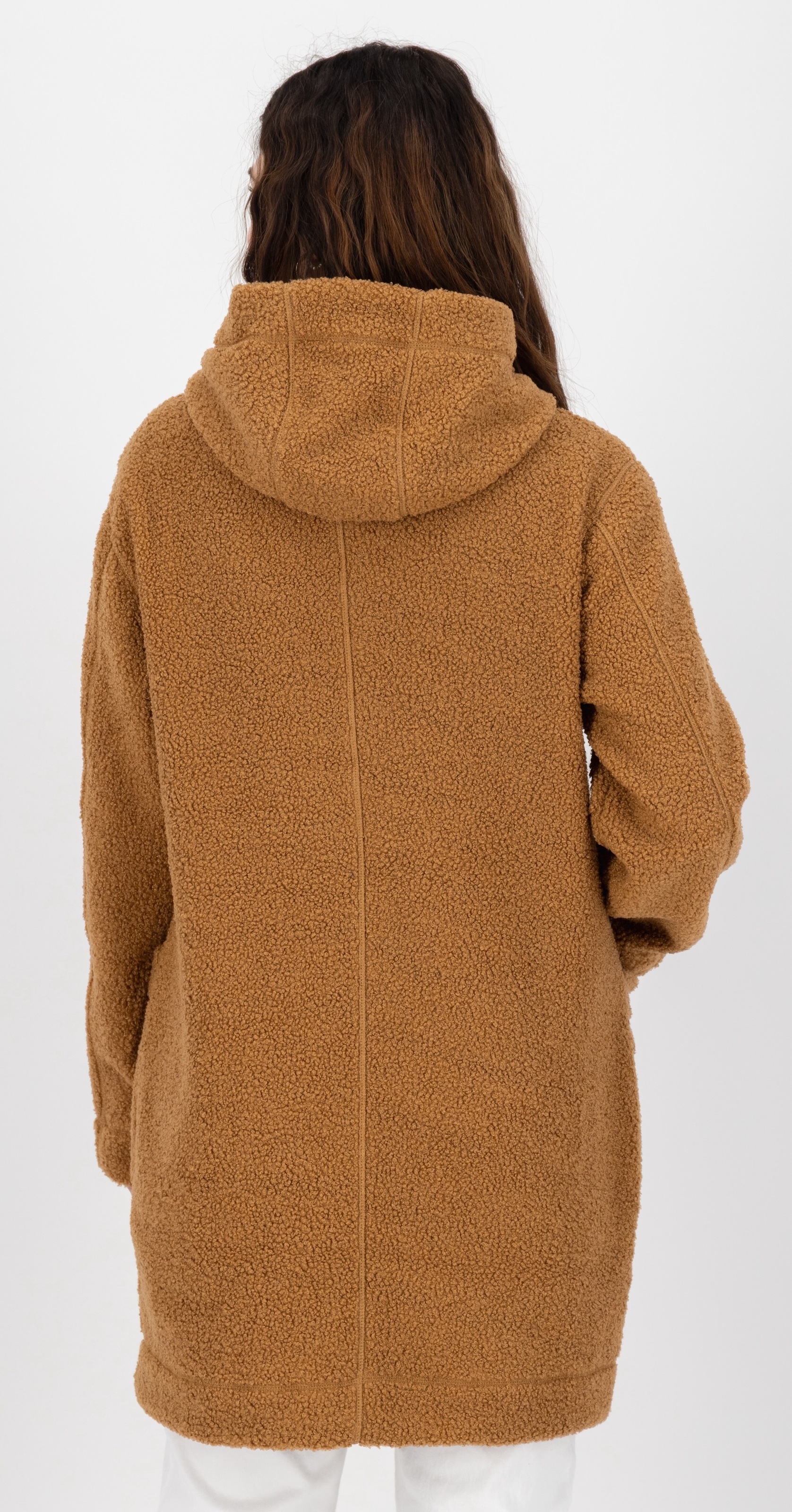 LPO Fleecejacke »CARRY WMN«, Teddyfleece Longjacke