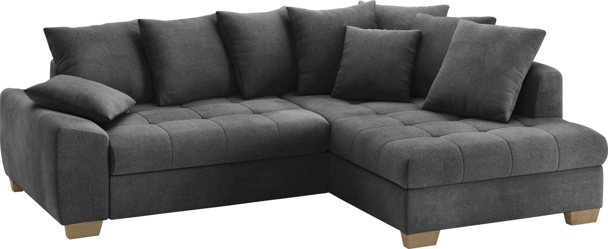 Mr. Couch Ecksofa »Nikita II, L-Form«, mit Kaltschaumpolsterung, wahlweise mit Bett und Bettkasten
