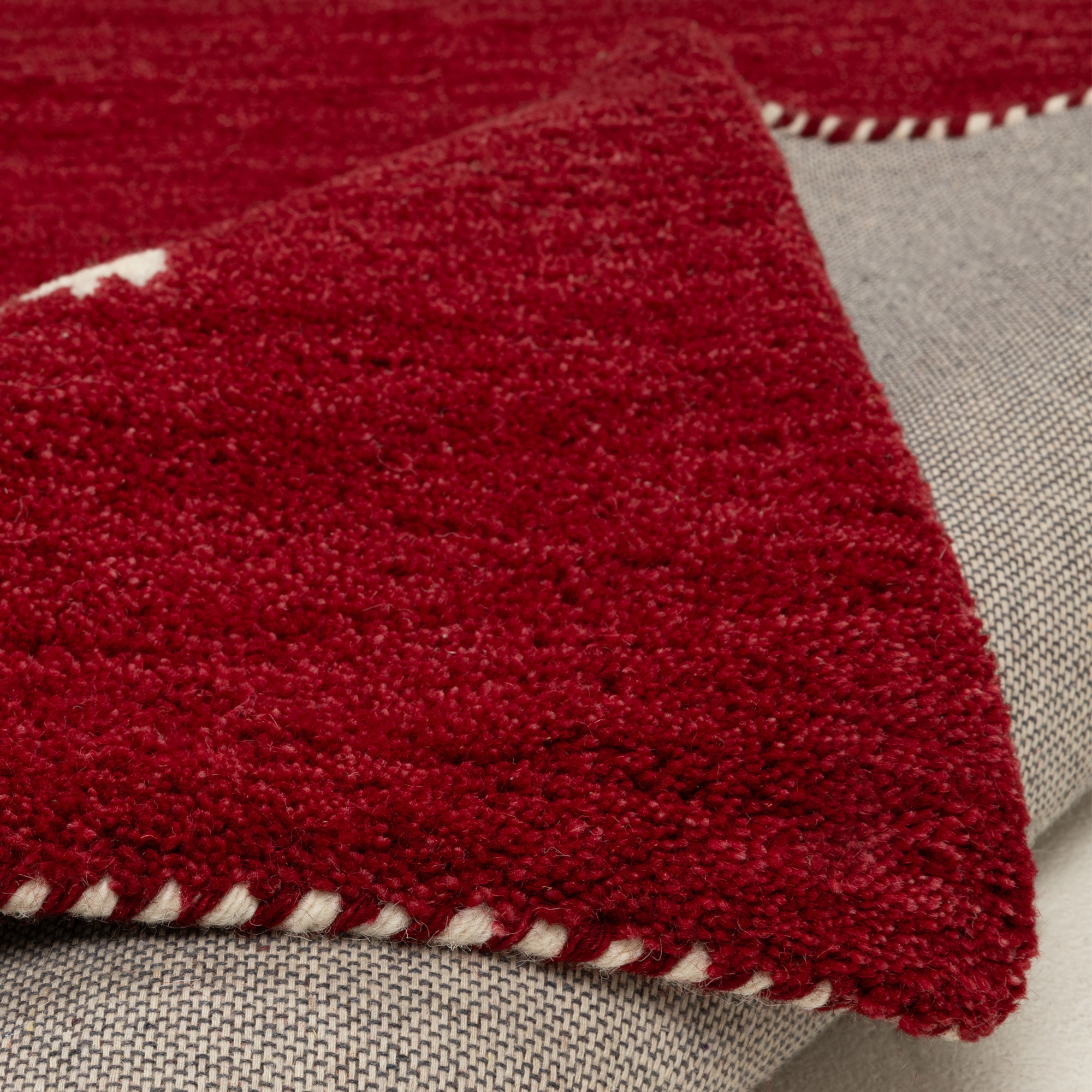 THEKO Wollteppich »Gabbeh Motiv, Handgefertigt, Teppich, Tiermotiv, reine Wolle« rechteckig 14 mm Höhe reine Wolle, Wohnzimmer, Schlafzimmer, Esszimmer