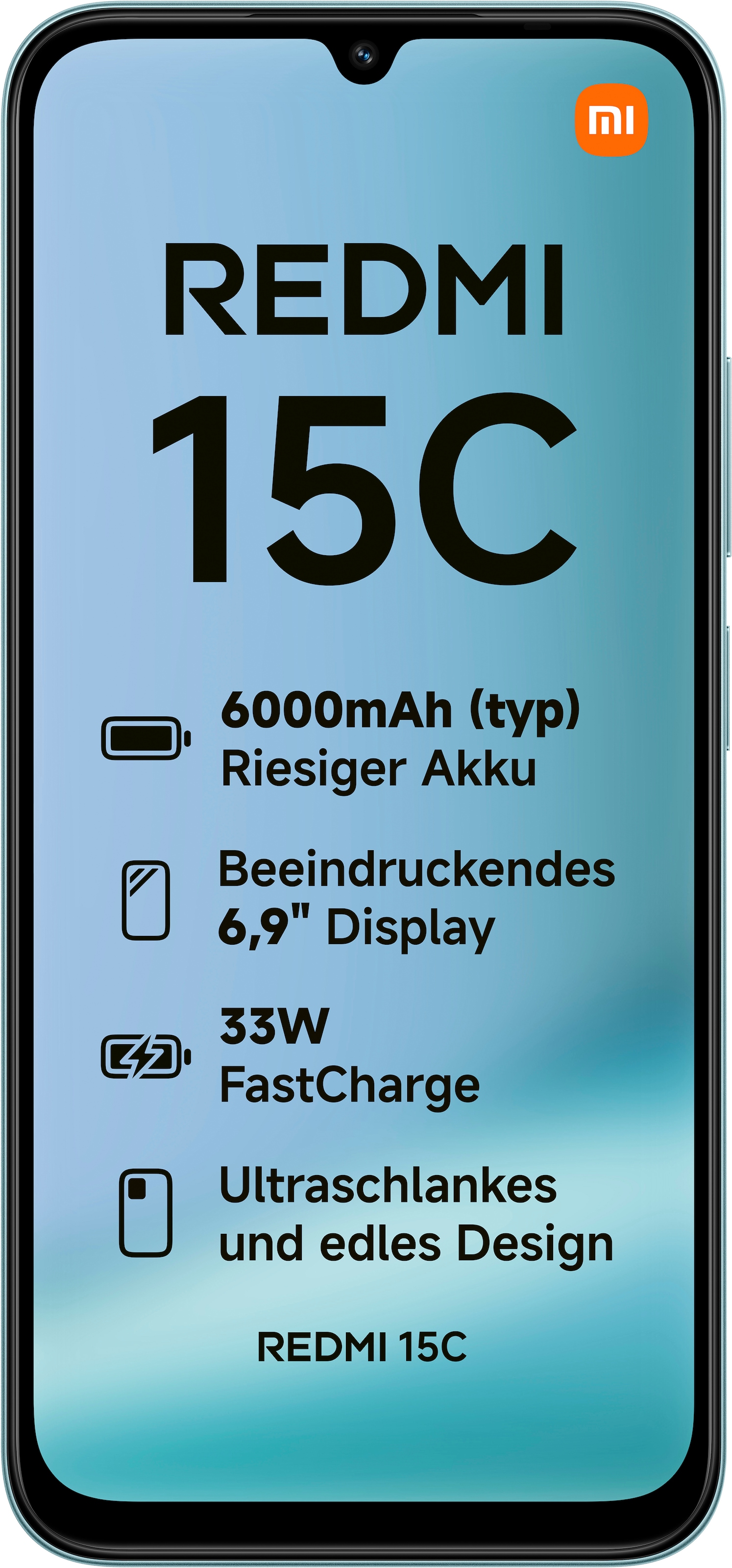 Xiaomi Smartphone »Redmi 15C 5G 4+128GB«, Mint Green