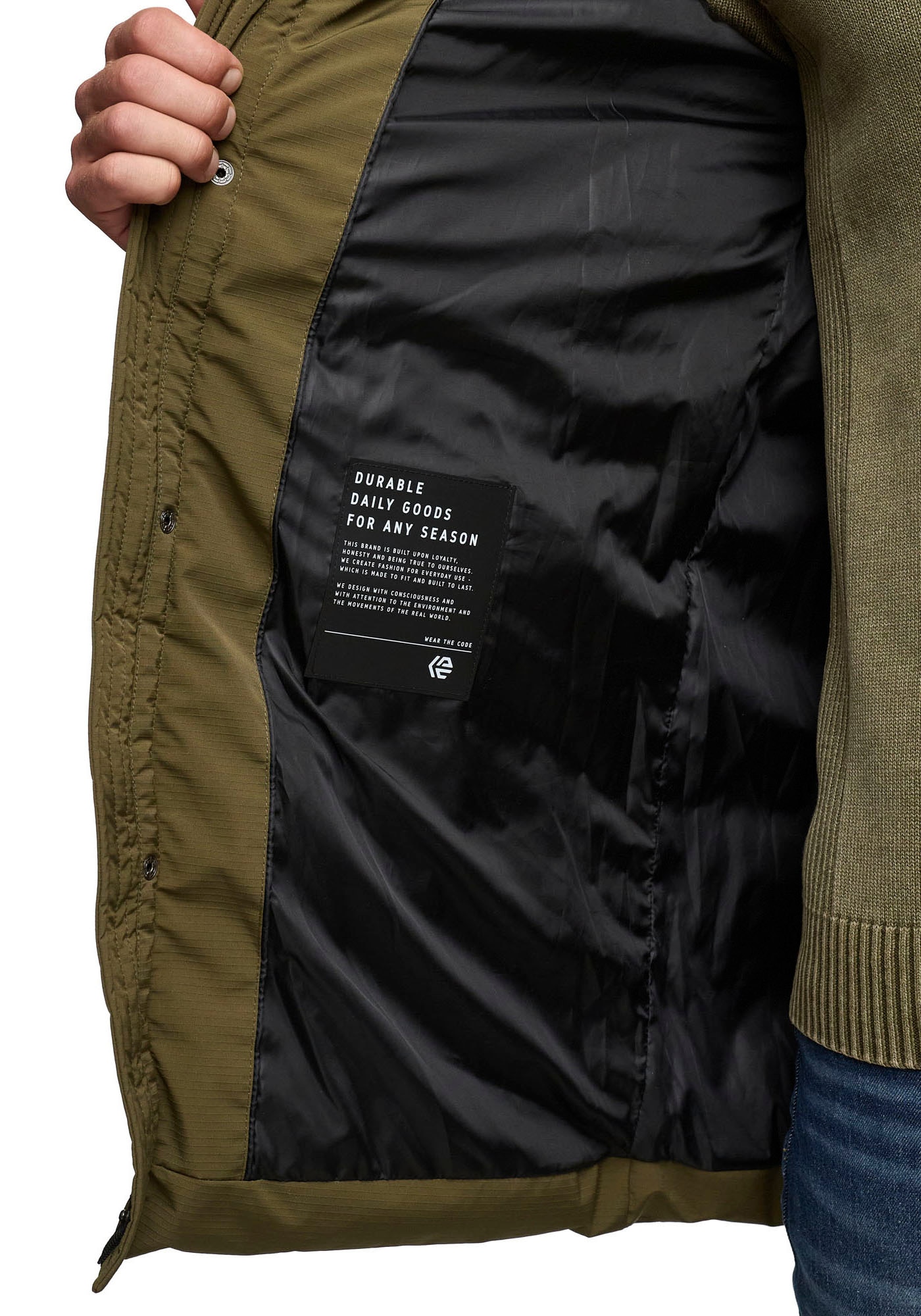 Indicode Parka »INBrighton« mit Kapuze
