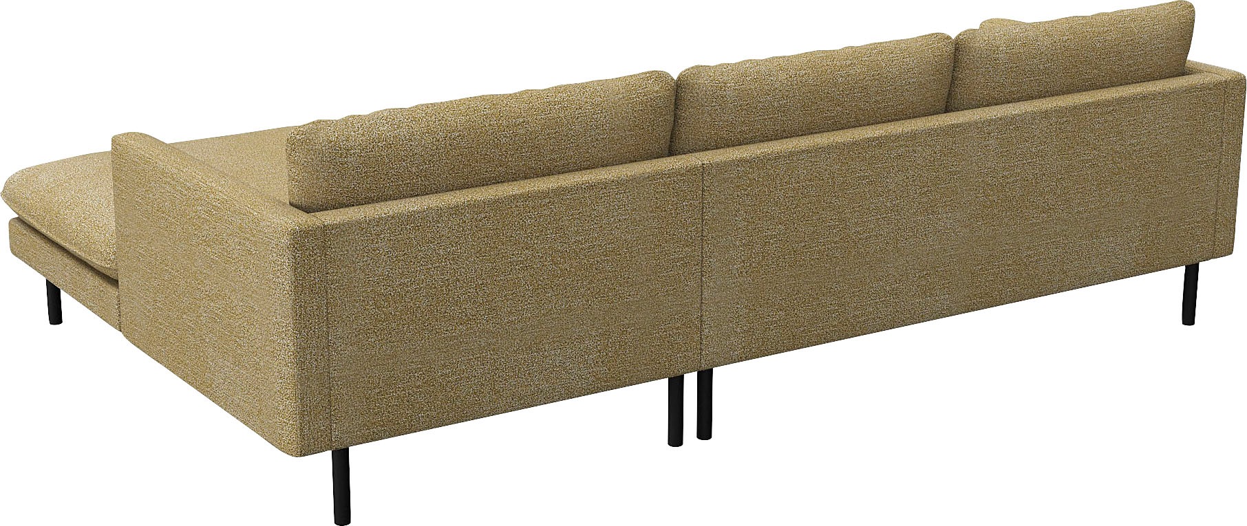 FLEXLUX Ecksofa »Bolzano, elegant und bequem, L-Form«, Sitzaufbau mit Kaltschaum & Stahl-Wellen, loose Sitz -& Rückenkissen