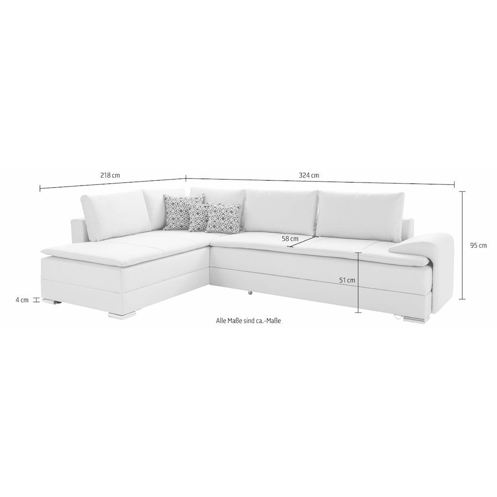 INOSIGN Ecksofa »Night & Day«