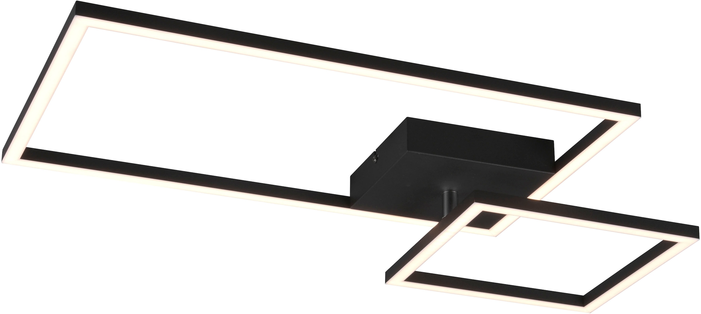REALITY Leuchten LED Deckenleuchte »Padella«, 1 flammig, Leuchtmittel LED-Board | LED fest integriert, bewegliche LED Elemente, 4000K neutralweiß, dimmbar, 3000 Lumen