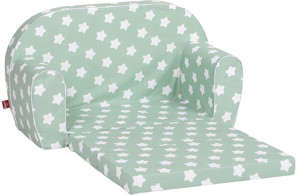 Knorrtoys® Sofa »Green White Stars«, für Kinder; Made in Europe