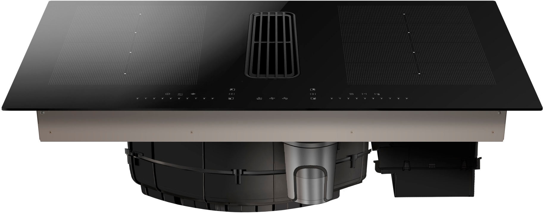 Amica Kochfeld mit Dunstabzug »DHKI 752 880 C«