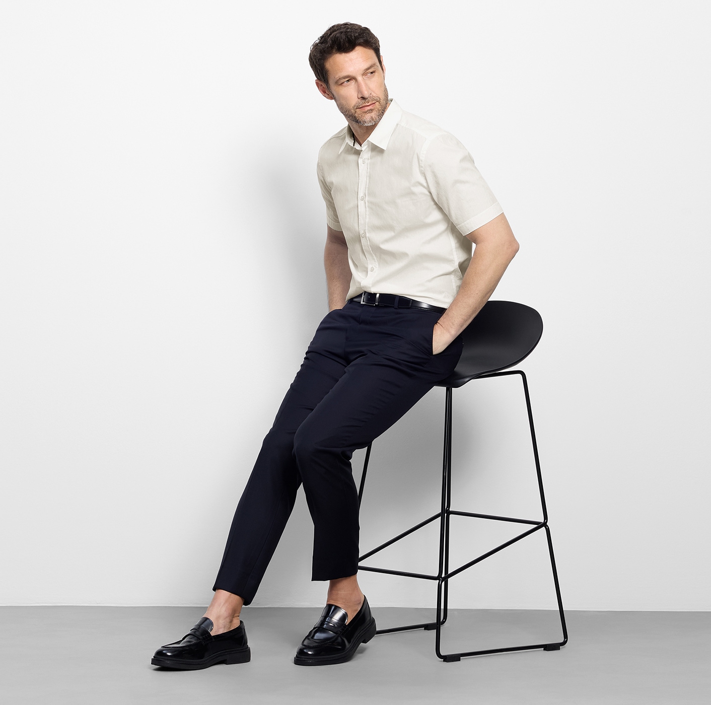 OLYMP Kurzarmhemd »Casual« Freizeithemd, regular fit, Kentkragen