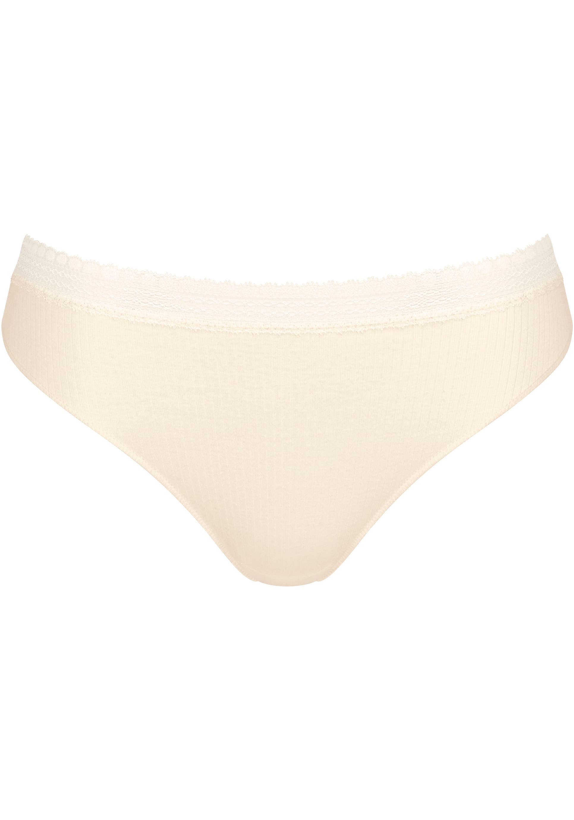 sloggi Tai-Slip »GO Ribbed«, (2er Pack), Feinripp, Baumwollmix, Stretch-Spitze, bequem, elastisch, weich