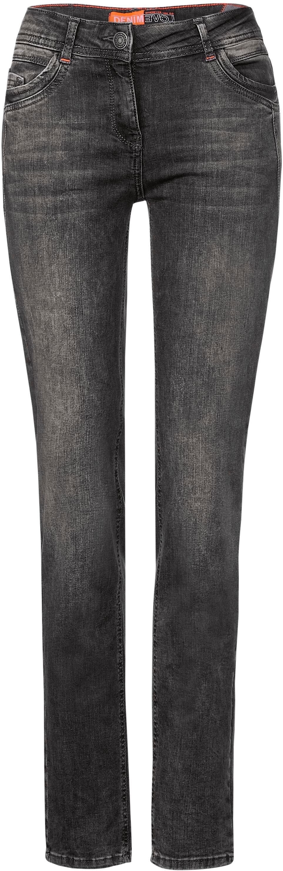 Cecil Loose-fit-Jeans mit schmal zulaufendem Bein