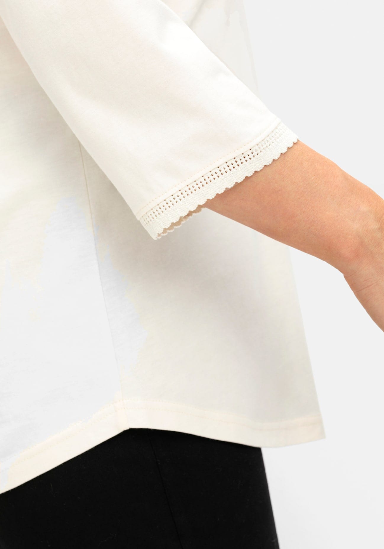 Sheego 3/4-Arm-Shirt »3/4-Arm-Shirt« 1 tlg. tlg.