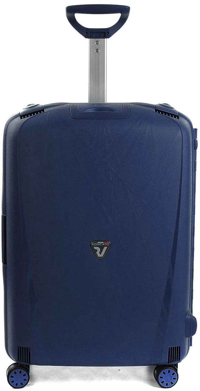 RONCATO Hartschalen-Trolley »Light, 68 cm, navy blau«, 4 Rollen, Hartschalen-Koffer Aufgabegepäck Reisekoffer mit TSA Schloss