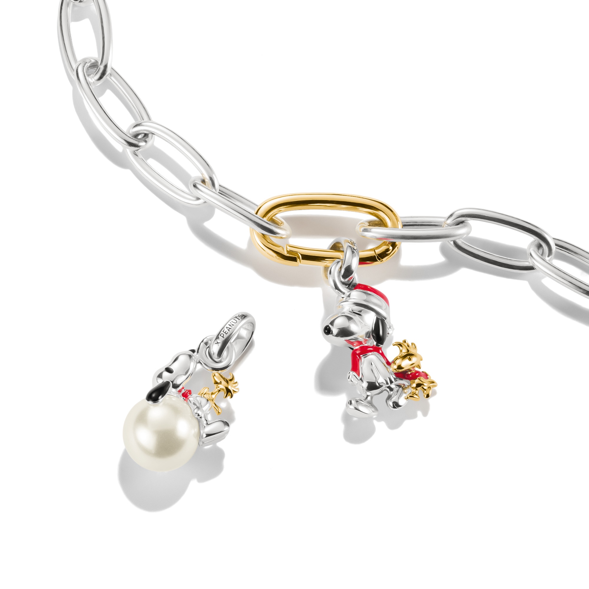 THOMAS SABO Charm-Einhänger »THOMAS SABO x Peanuts Snoopy/Woodstock Santa Edition - Connect«