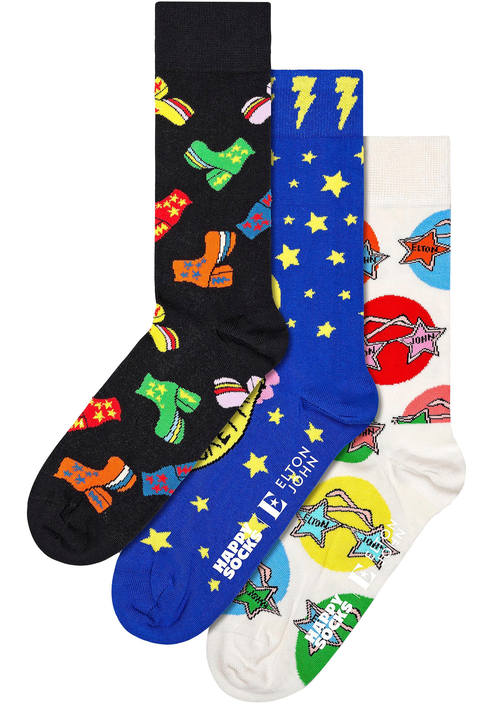 Happy Socks Socken, (3er Pack), Elton John Gift Set