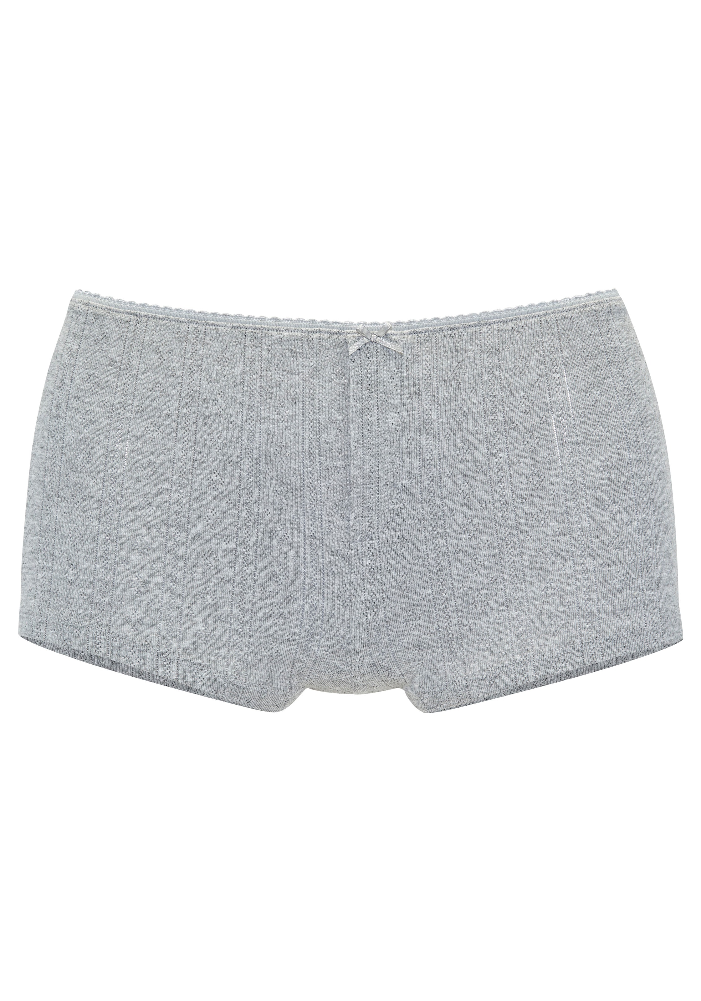 Vivance Panty 3er-Pack,  aus feiner Pointelle-Ware, reine Baumwolle