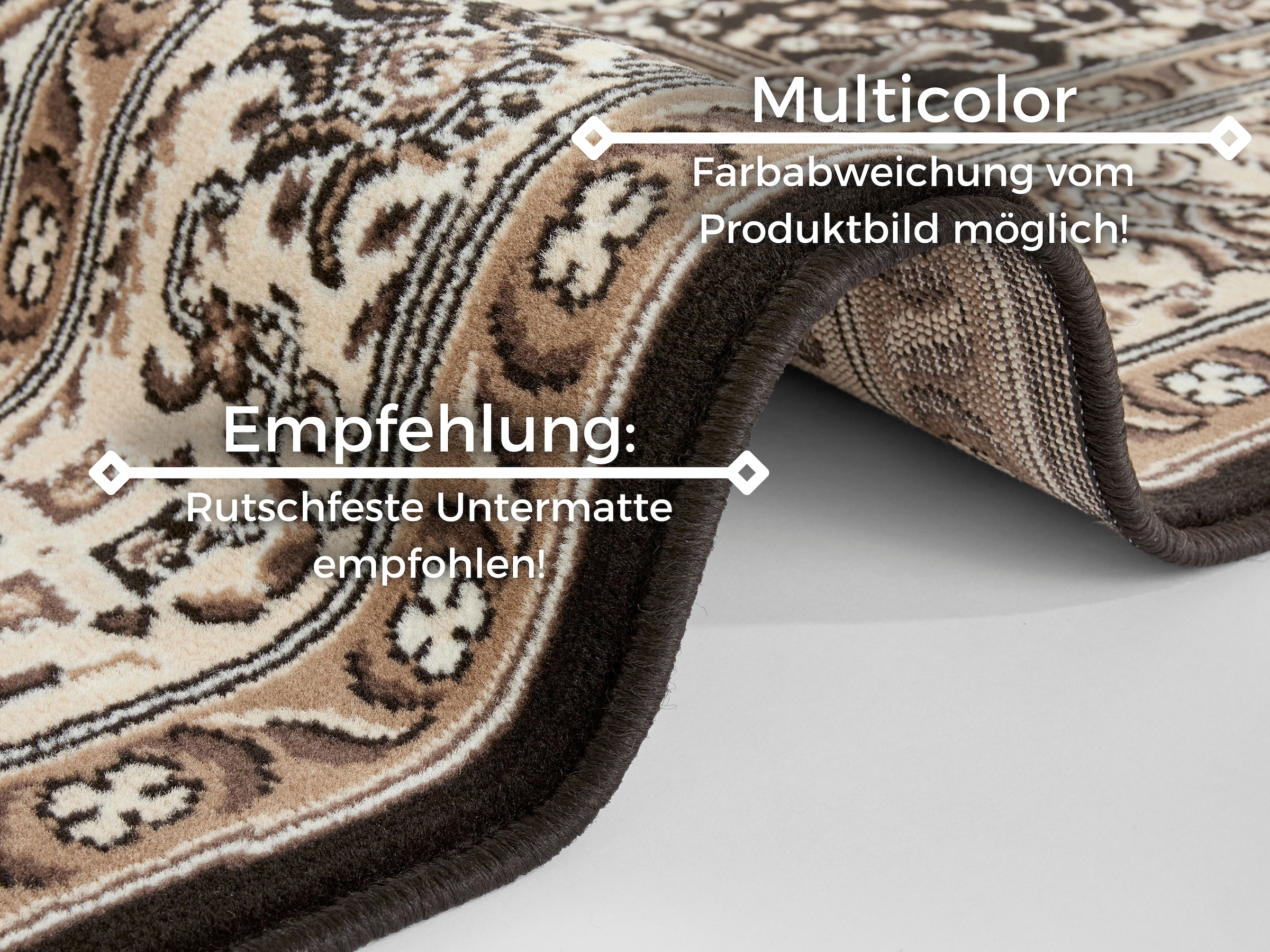 HANSE Home Teppich »Skazar Isfahan«, rechteckig, 9 mm Höhe, Kurzflor, Orient, Läufer, Vintage, Esszimmer, Wohnzimmer, Flur