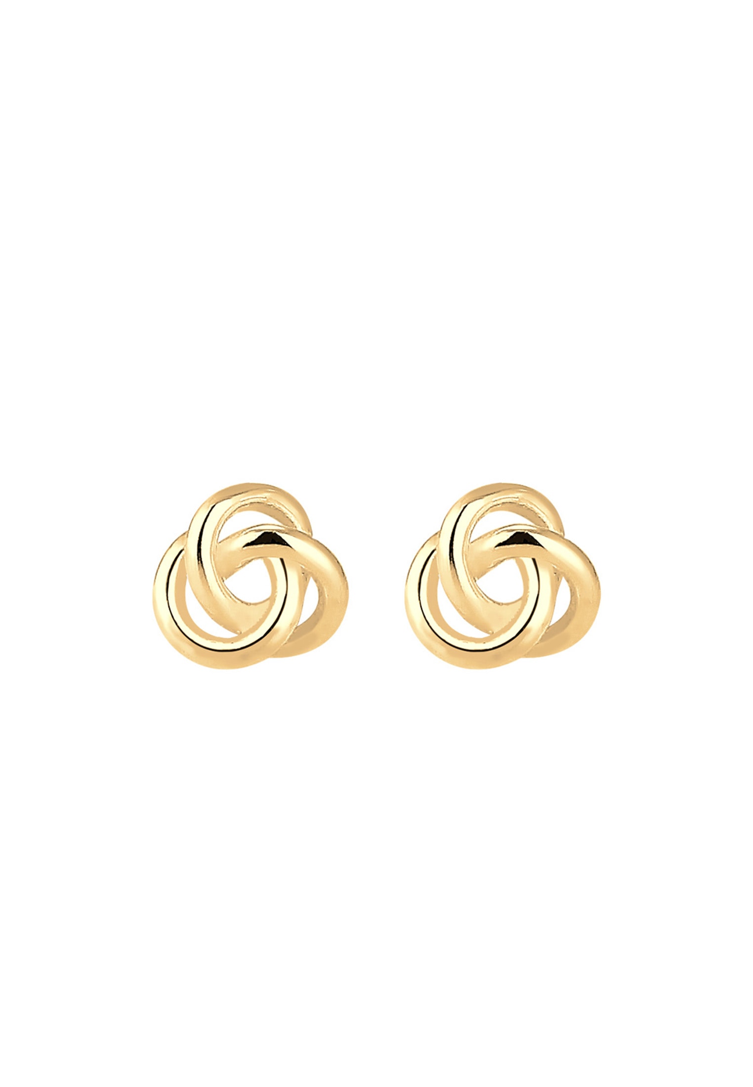 Elli Premium Paar Ohrstecker »Ohrringe Trend Knoten 585 Gelbgold«