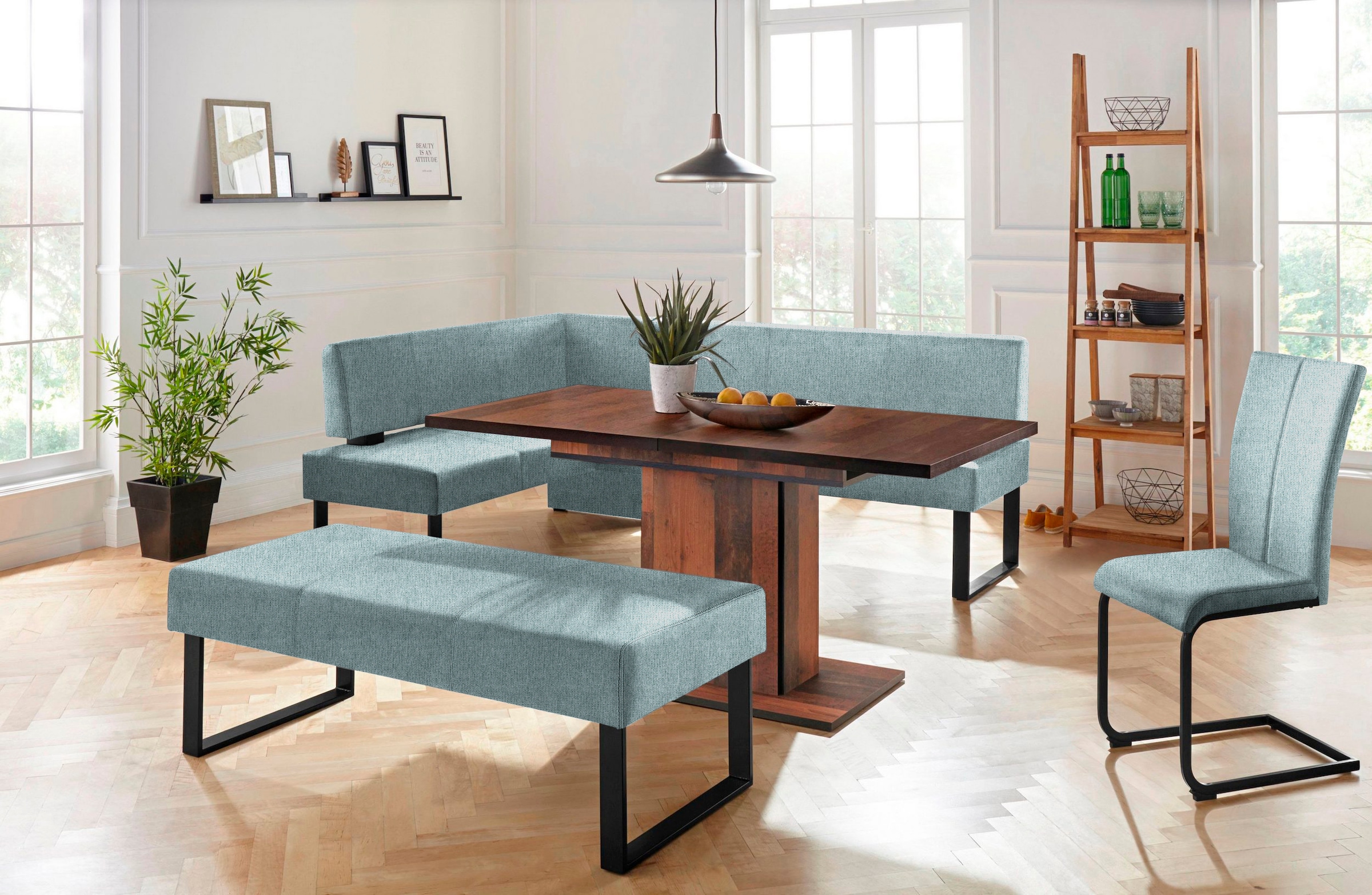 Home affaire Sitzbank »Oliver«, Breite 140cm, mit Metallgestell