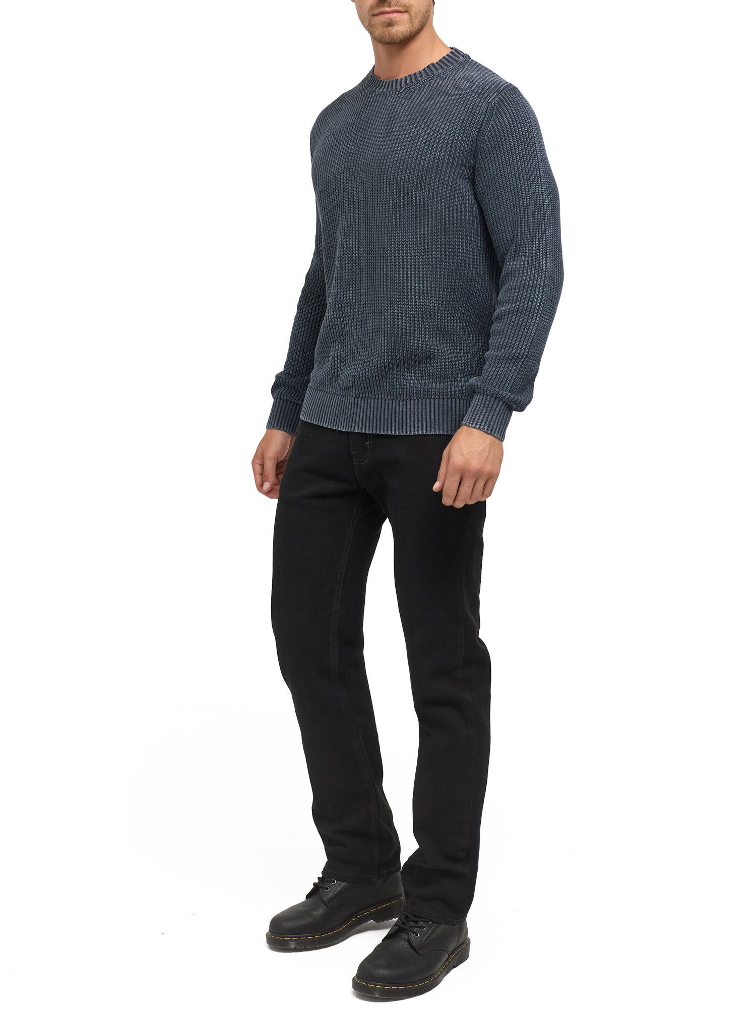 Indicode Rundhalspullover »INTorpedo« Baumwolle, regular fit