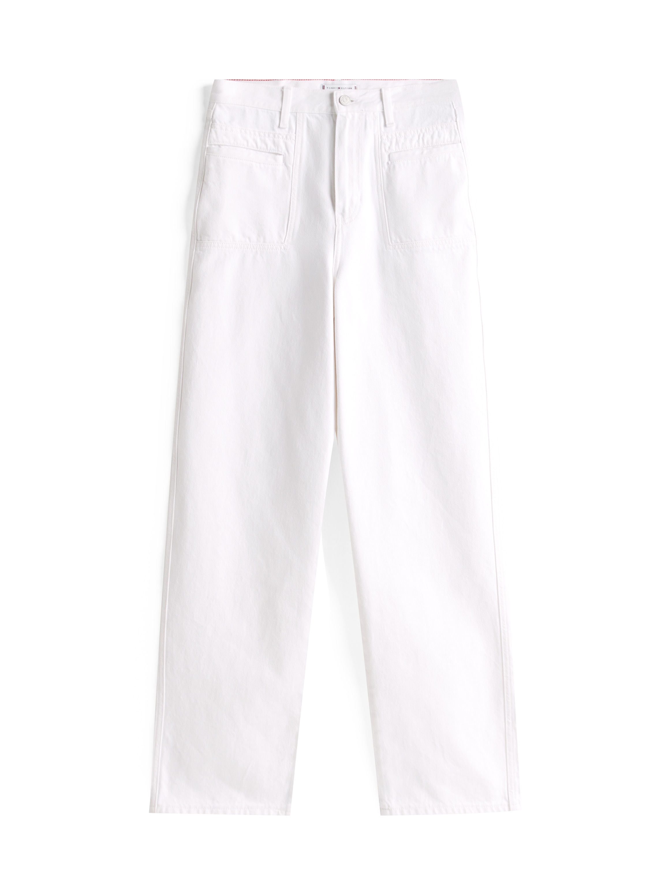 Tommy Hilfiger Straight-Jeans »DNM WHITE RELAXED STRAIGHT HW«