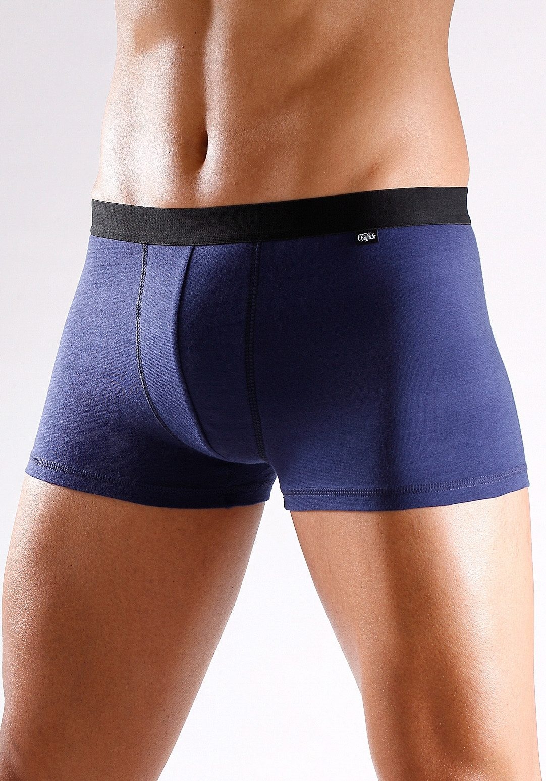 Buffalo Boxer »Boxershorts für Herren«, (Packung, 8 St.), mit kontrastfarbigem Webbund