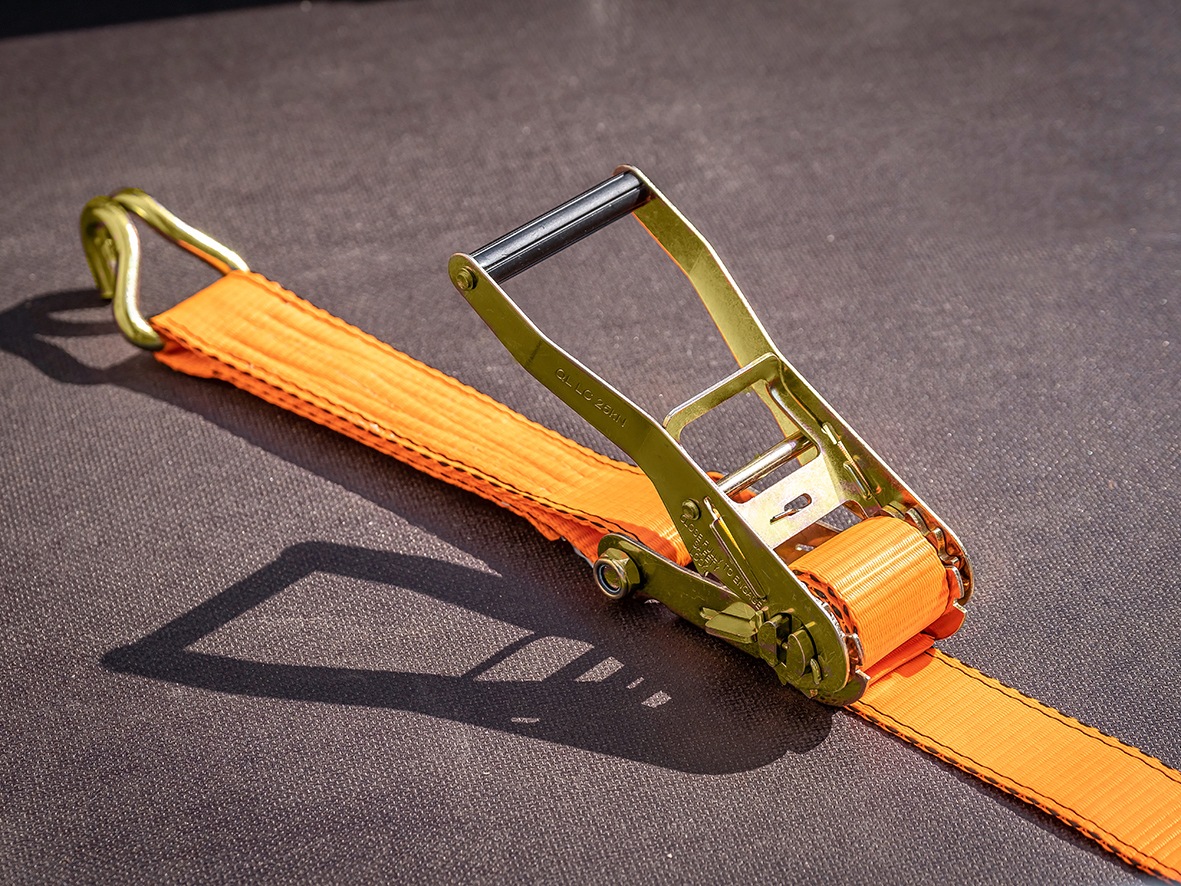 LAS Spanngurt mit Ratsche und J-Haken