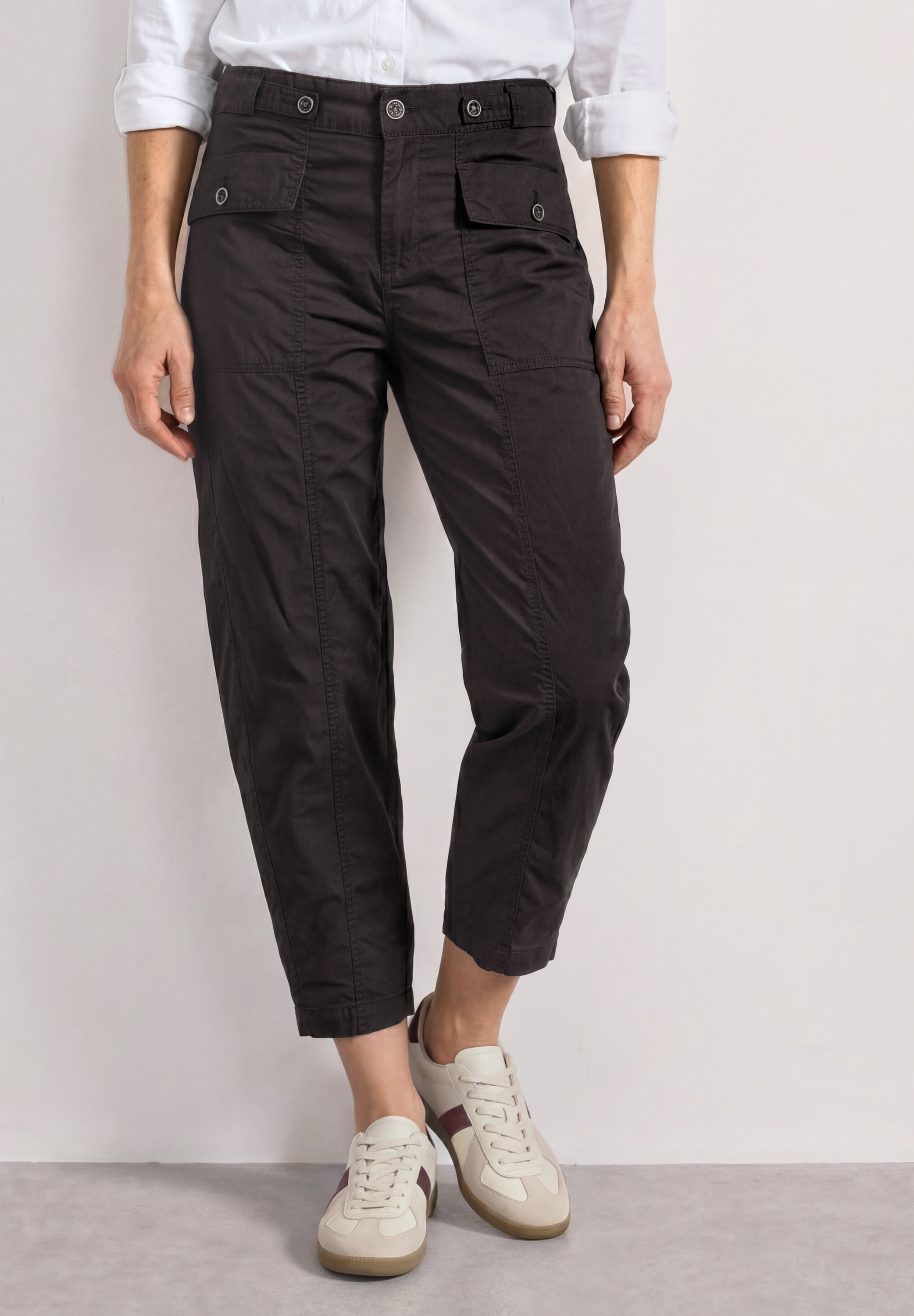 STREET ONE Stoffhose »Style Karlie«  Sommerhose in Papertouch-Qualität