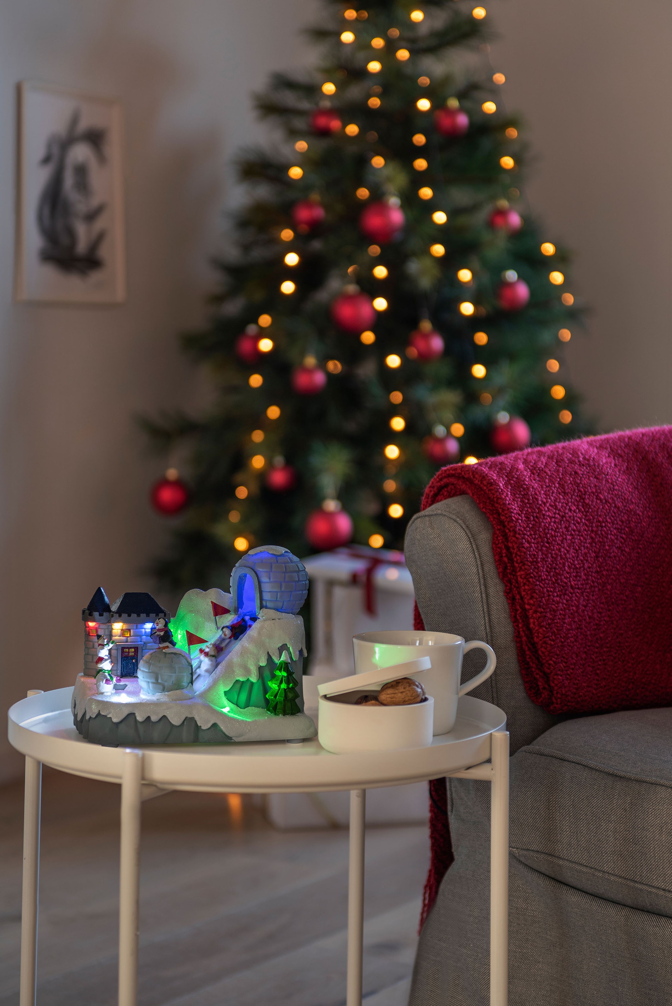Großer Rabatt auf neue Produkte KONSTSMIDE Weihnachtsfigur »Weihnachtsdeko«, LED Skipiste mit bequem bestellen Musik