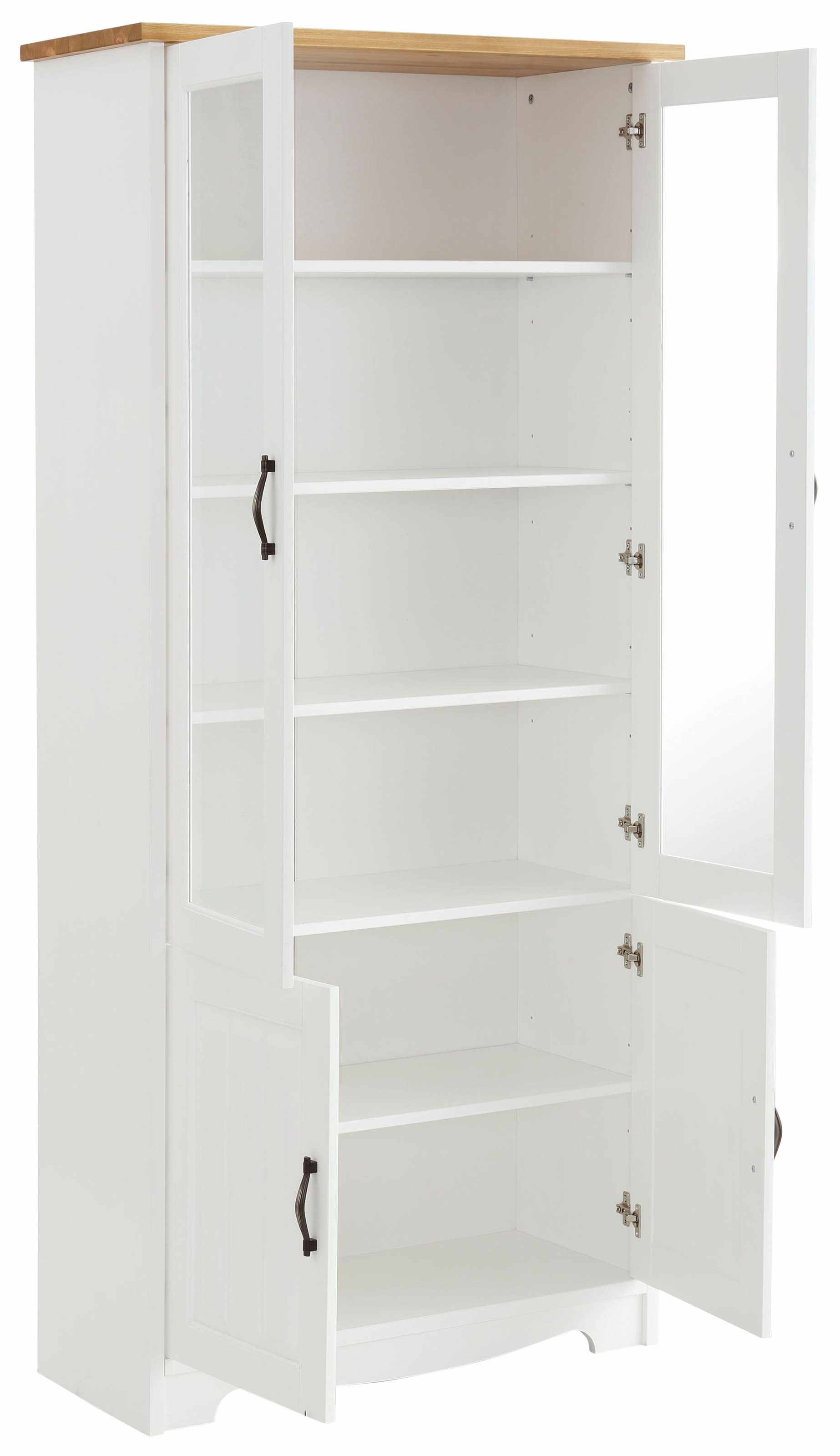 Home affaire Vitrine »Trinidad«, 4-türig, Breite 85 cm bequem kaufen