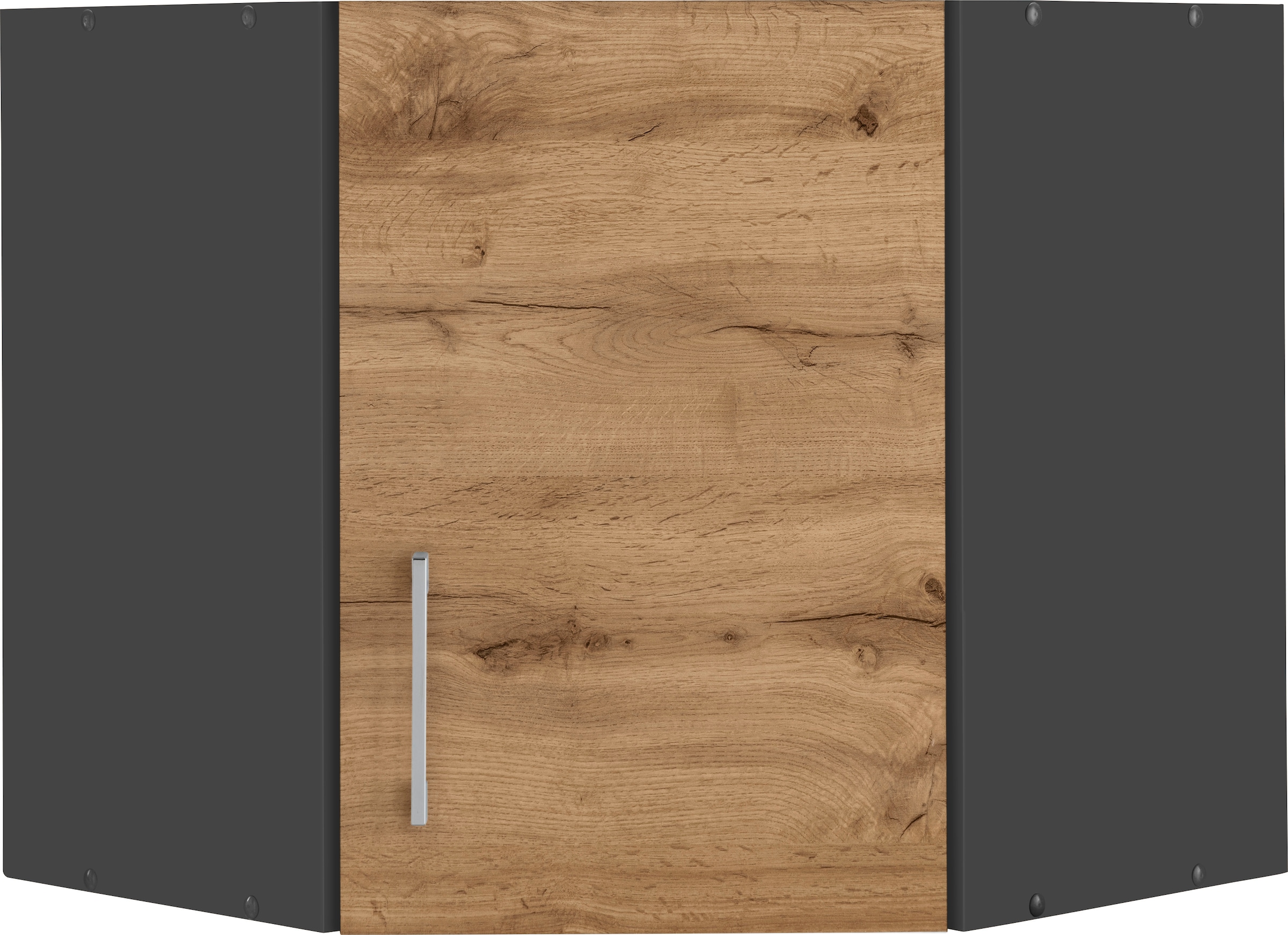 KOCHSTATION Eckhängeschrank »KS-Colmar«, 60 x 60 cm, mit Metallgriff