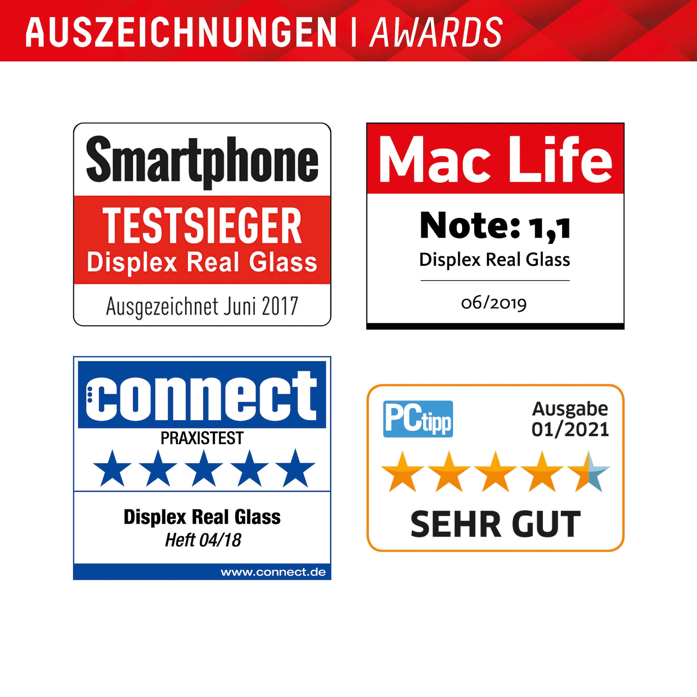 Displex Displayschutzfolie »Real Glass Samsung Galaxy A34 5G«, für Samsung Galaxy A34 5G
