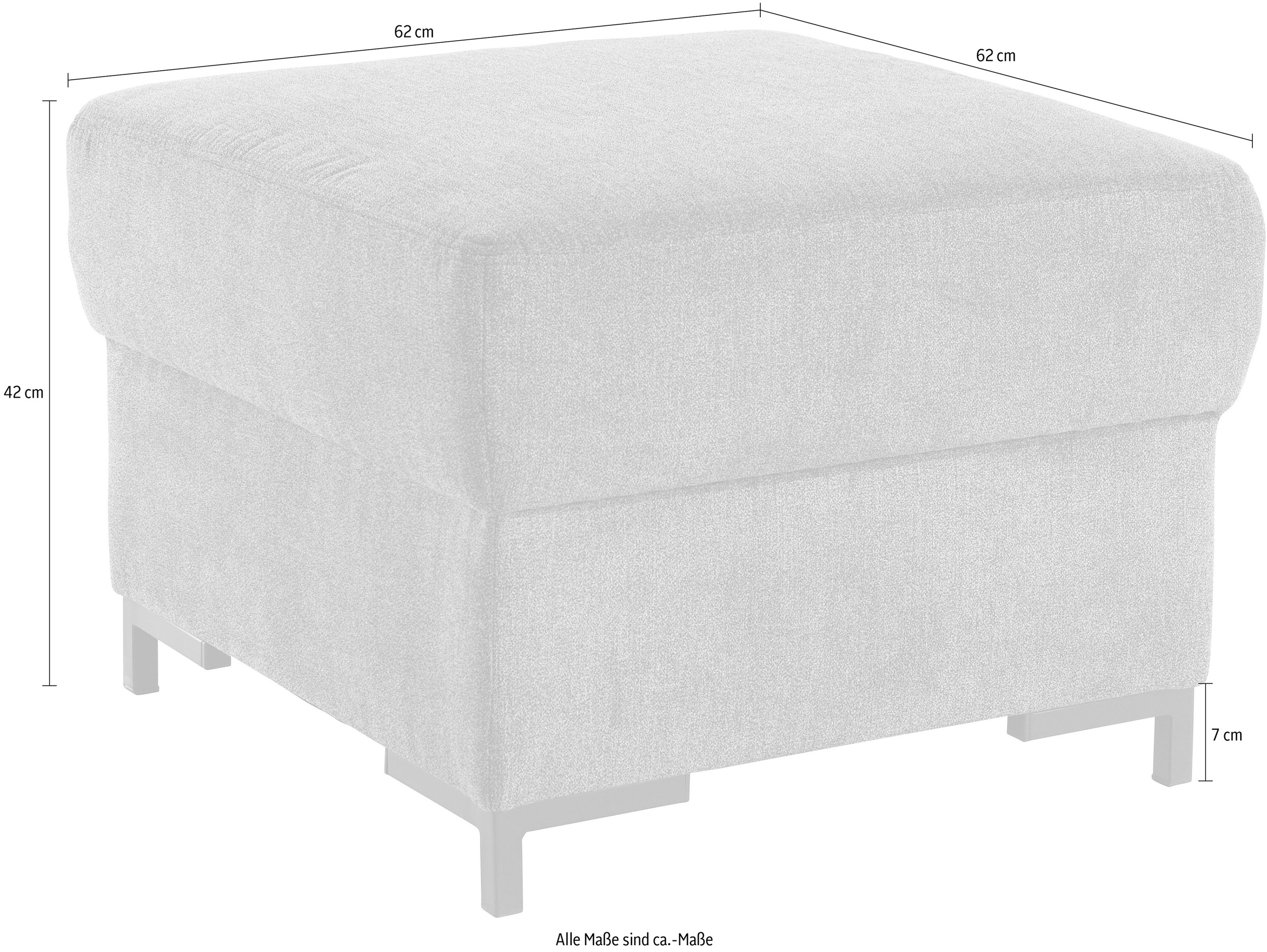 DOMO collection Hocker »Ledas« in vielen Farben erhältlich