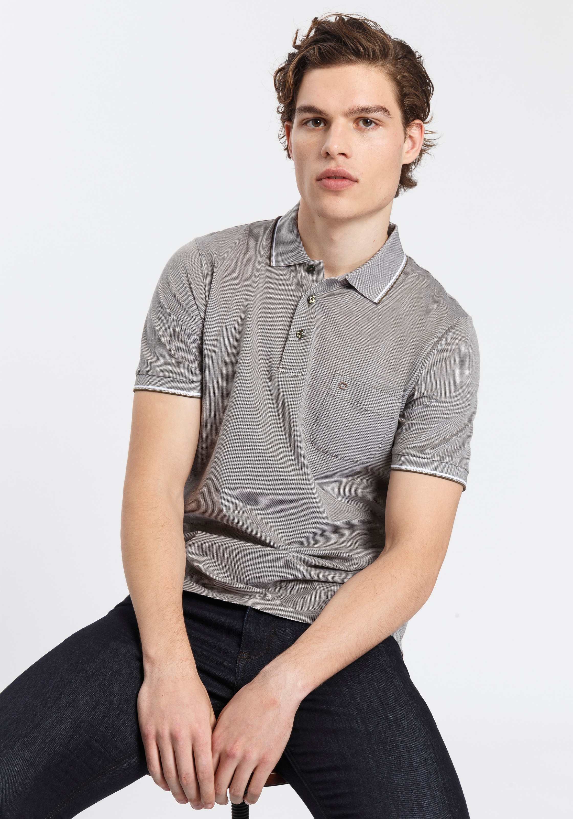 OLYMP Poloshirt »Luxor modern fit«, in hochwertiger Piqué-Qualität kaufen