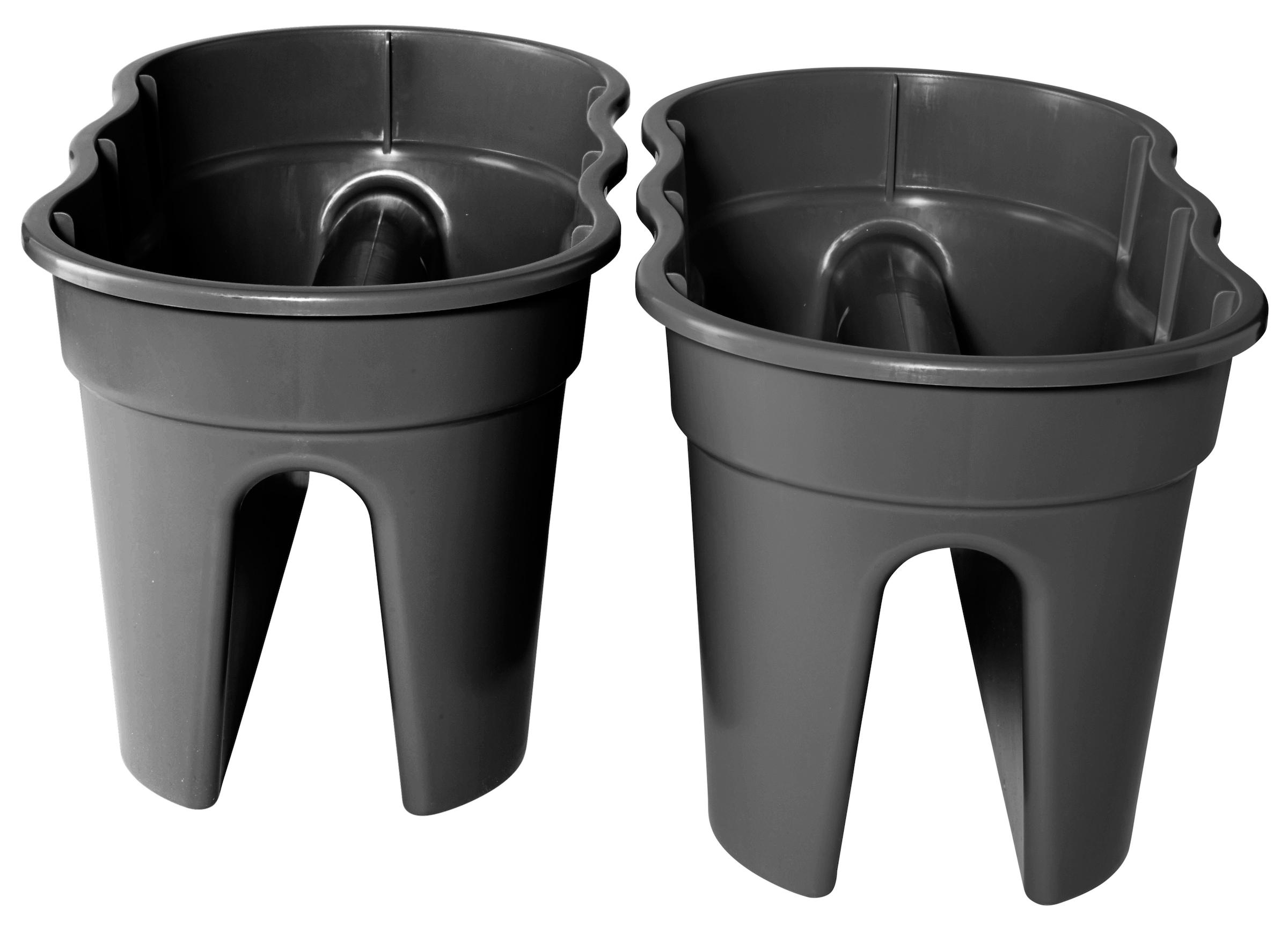 KHW Balkonkasten »Flowerclip XXL«, (Set, 2 St.), BxTxH: 57,5x27,7x27 cm