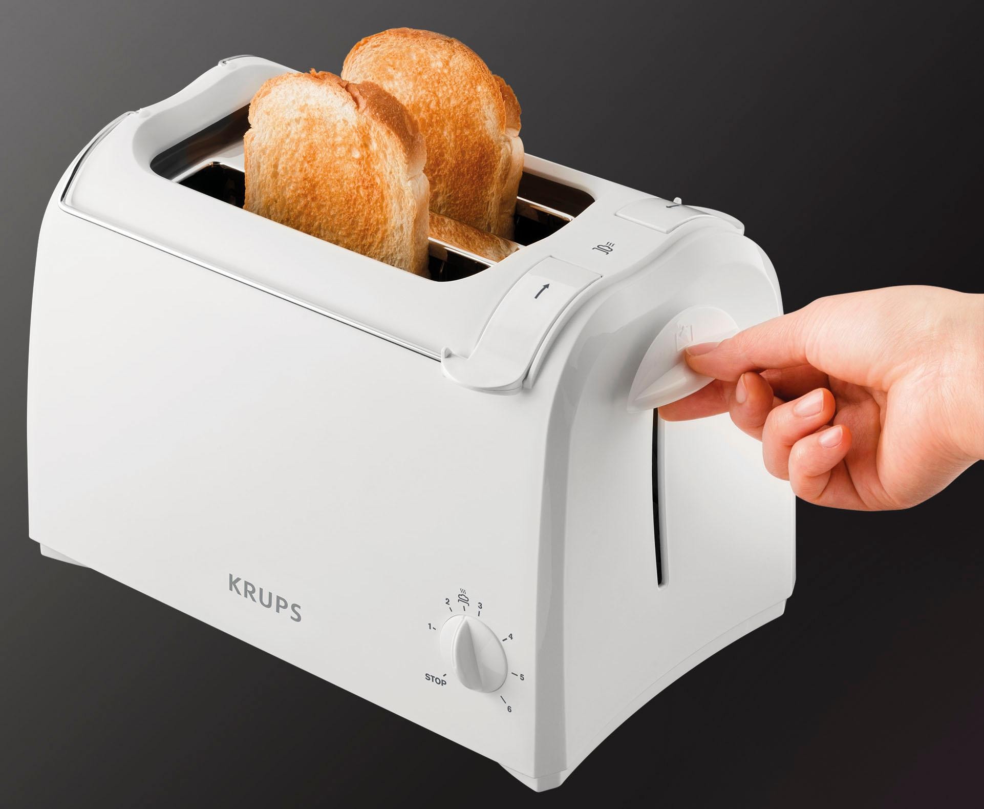 Krups Toaster »Pro Aroma KH1511«, 2 lange Schlitze, für 2 Scheiben, 700 W