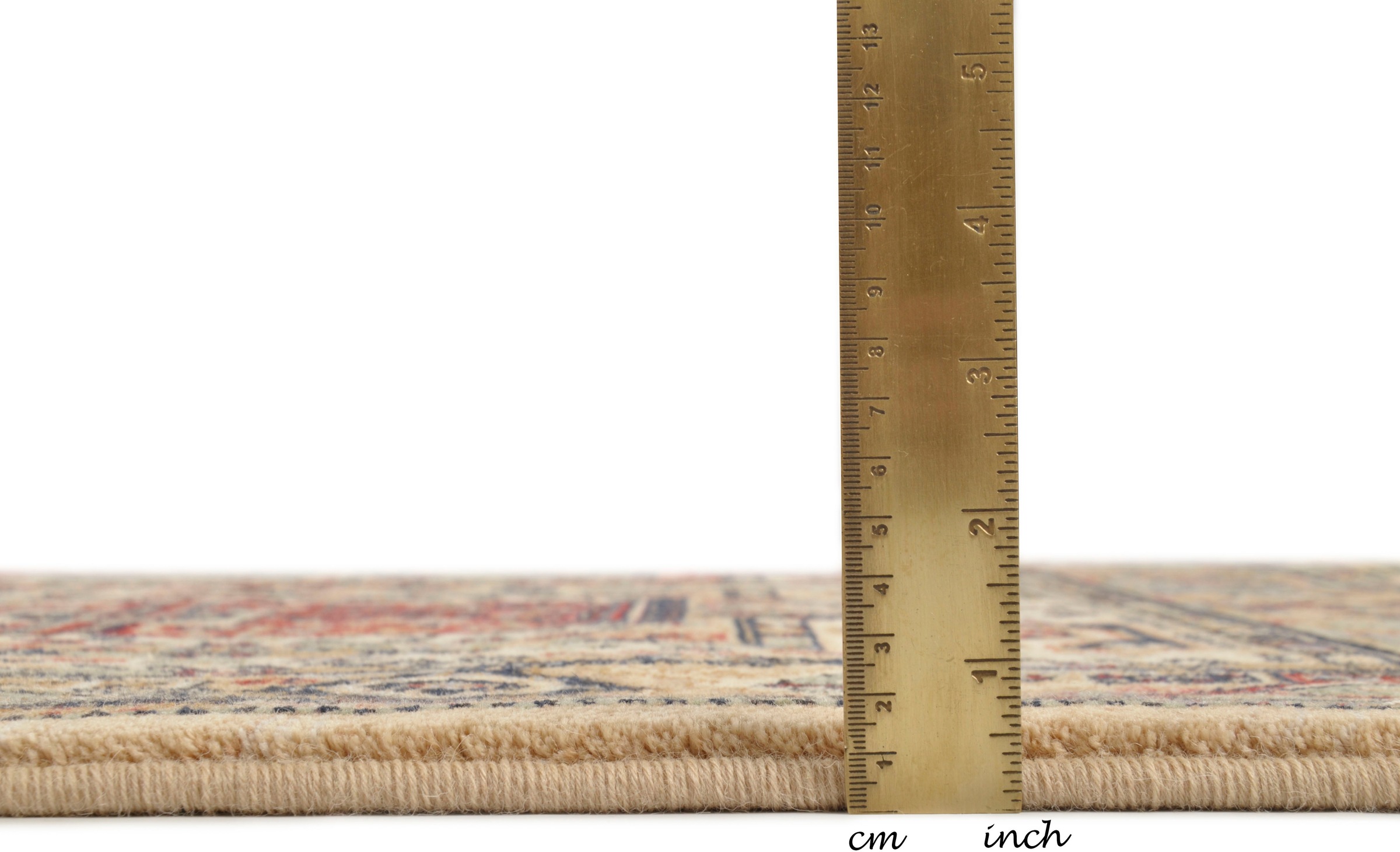 THEKO Wollteppich »Saharna 7275«, rechteckig, 10 mm Höhe, reine Wolle, Orient-Optik, mit Fransen