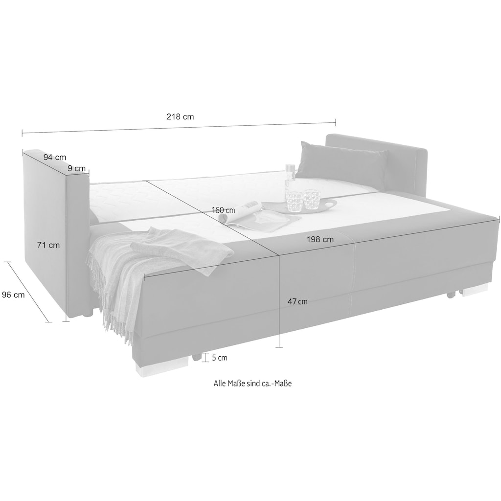 INOSIGN Schlafsofa »Berlin«