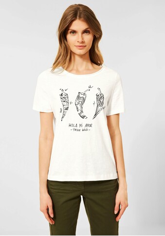 Cecil T-Shirt, mit Wording und Print kaufen
