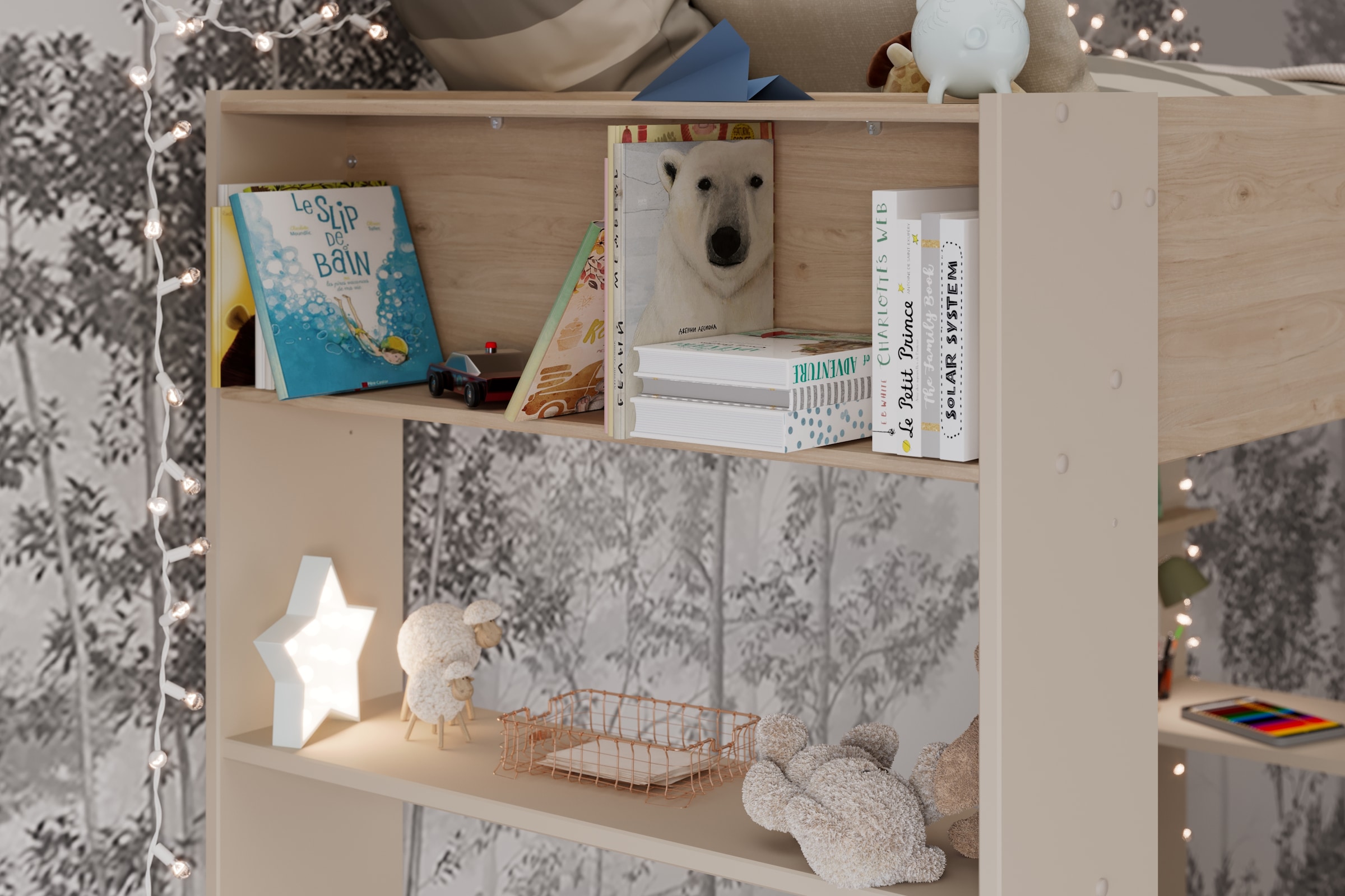 Parisot Etagenbett »Oasis 1« Set,  4 Stellvarianten möglich, incl. 2 x Matratzenauflagen