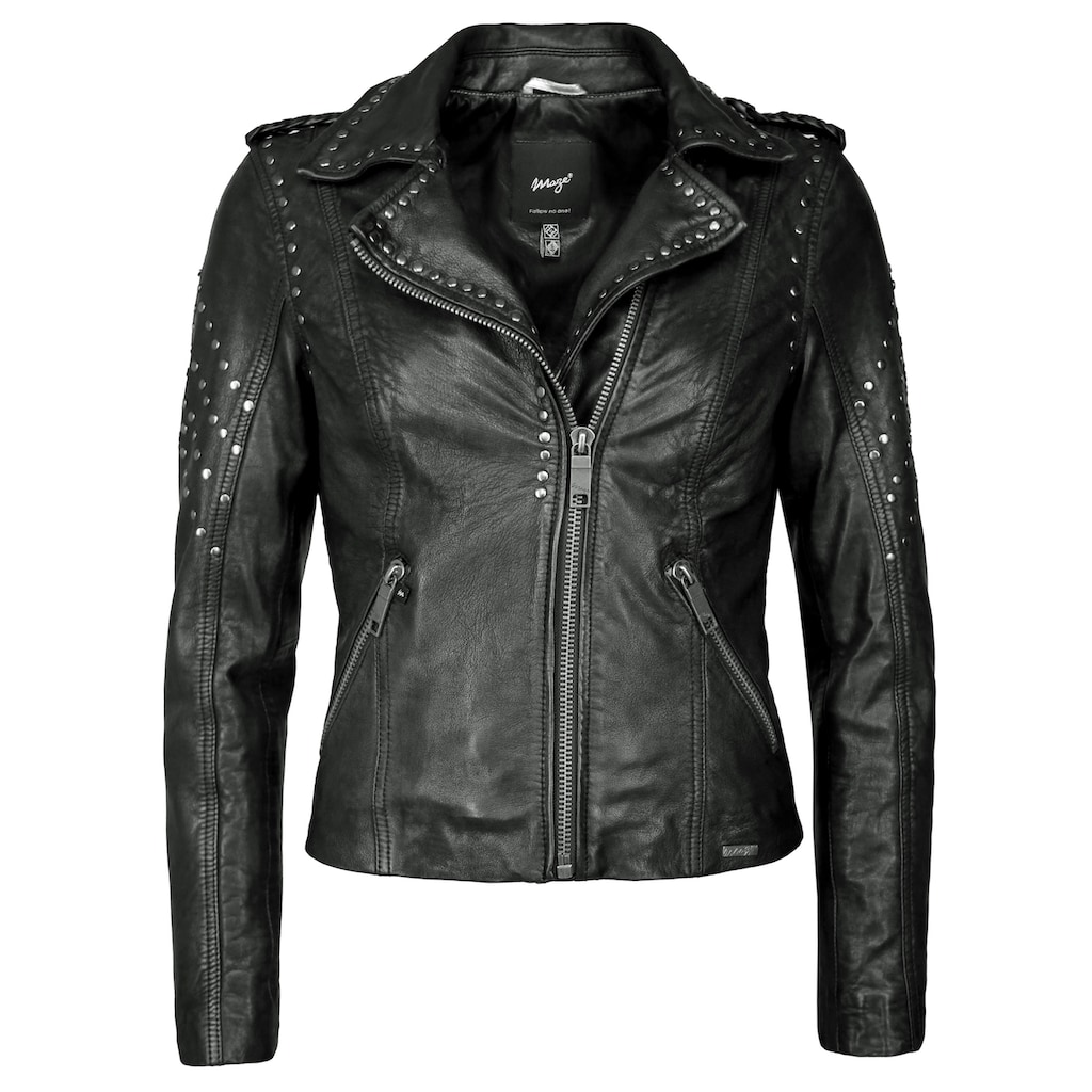 Maze Bikerjacke »Lederjacke Titana«