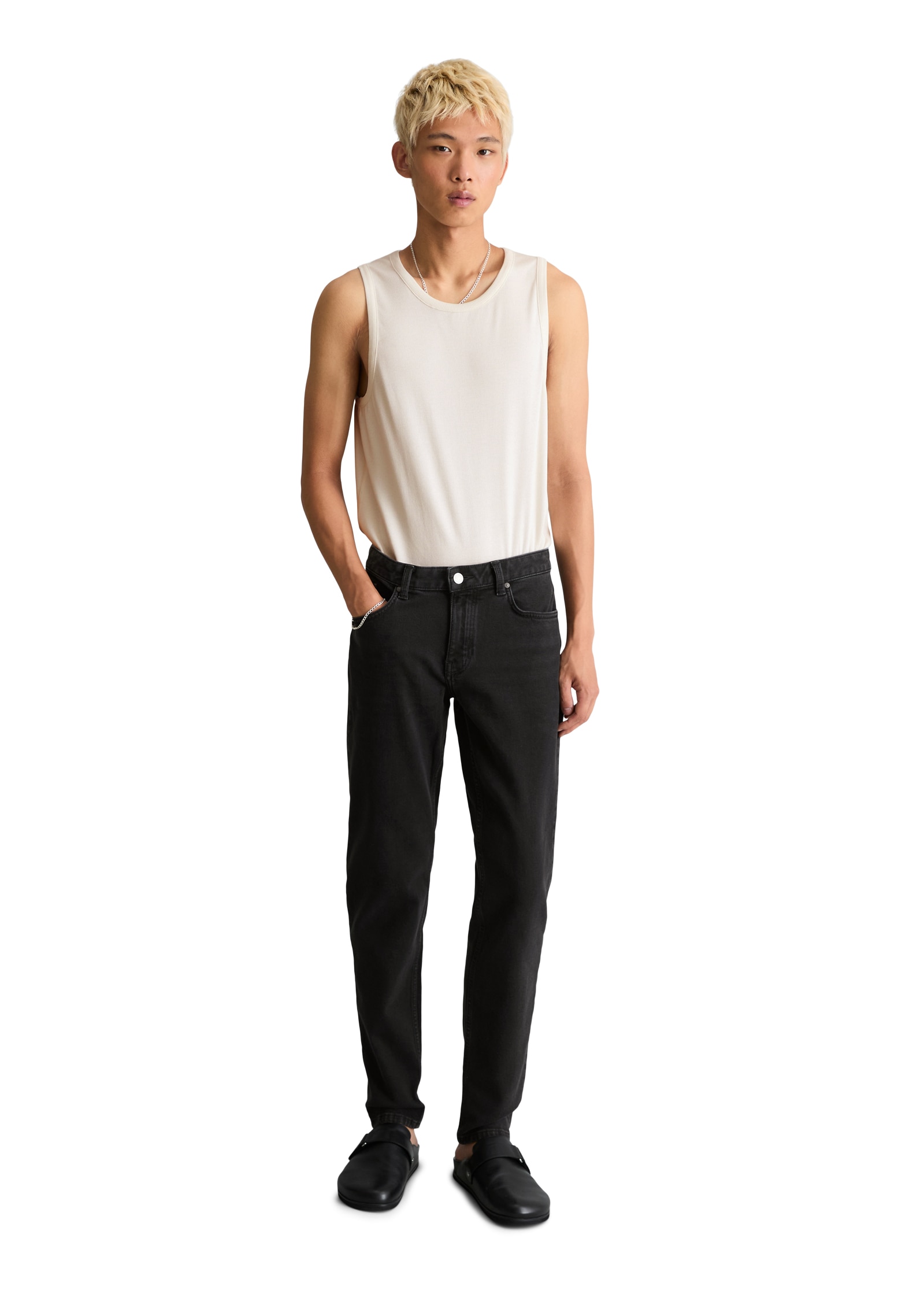 Marc O'Polo DENIM Tapered-fit-Jeans Model Aric tapered aus Bio-Baumwoll-Mix