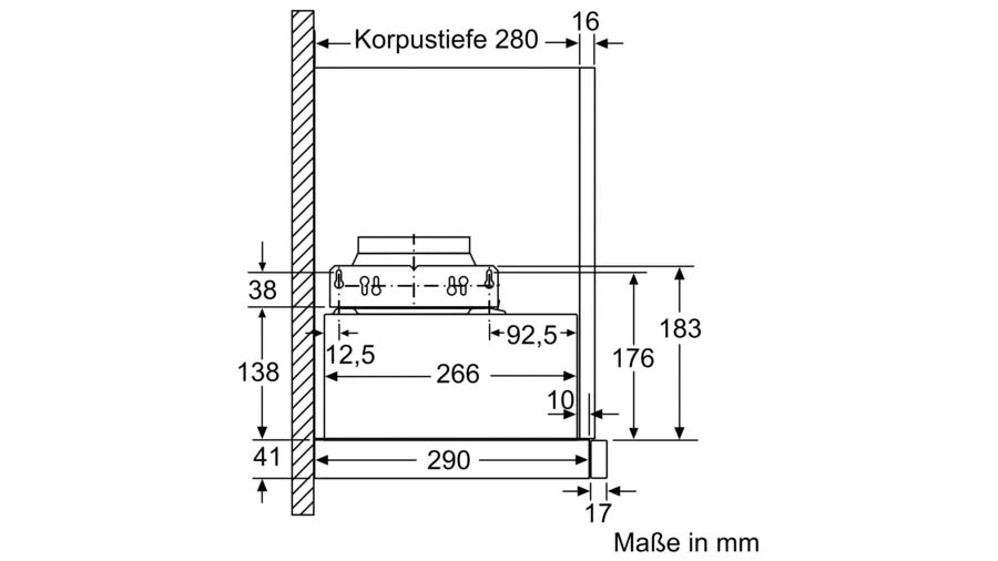 Constructa Flachschirmhaube »CD30976«