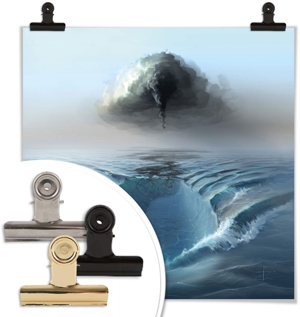 Wall-Art Poster »Surrealismus Bild Geisterschiff«, Boote & Schiffe, (1  St.), Poster, Wandbild, Bild, Wandposter bequem bestellen