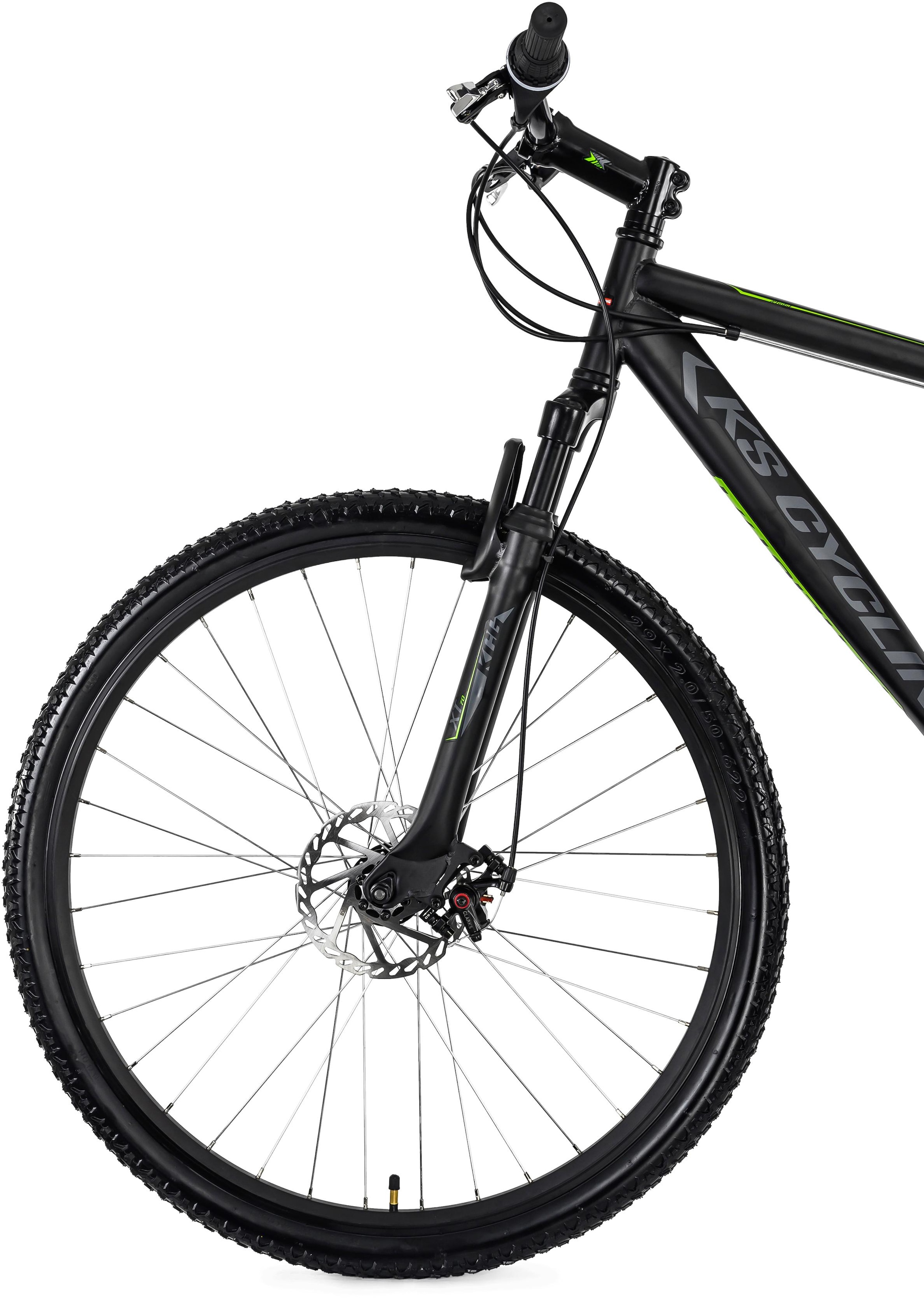 KS Cycling Mountainbike »Heist«, 21 Gang, Shimano, Altus Schaltwerk, Kettenschaltung, für Damen und Herren, Kettenschaltung