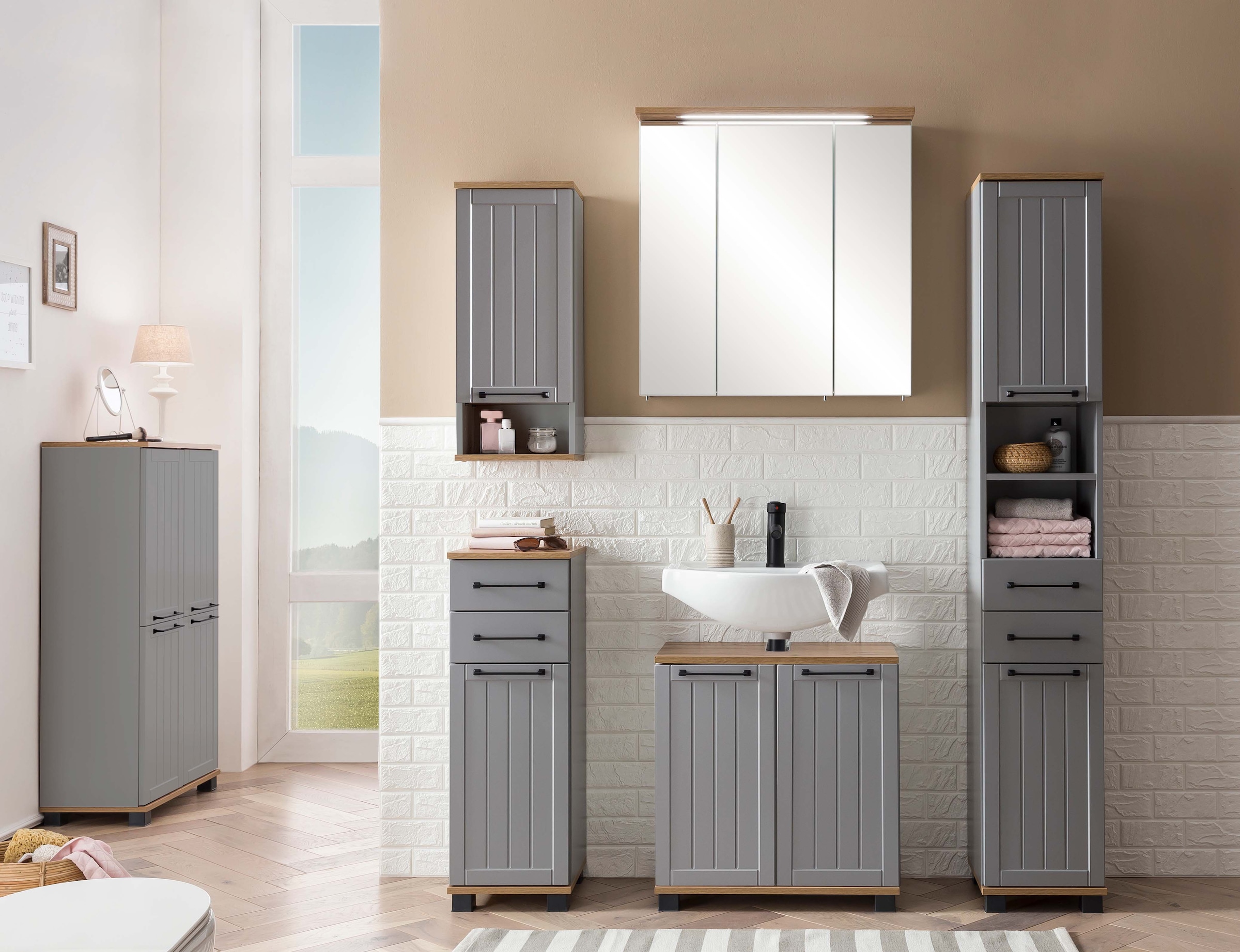 Schildmeyer Hängeschrank »Jelda, Oberschrank, Made in Germany, B 30,3 cm« Solide Verarbeitung - Dieses Produkt ist in Deutschland gefertigt