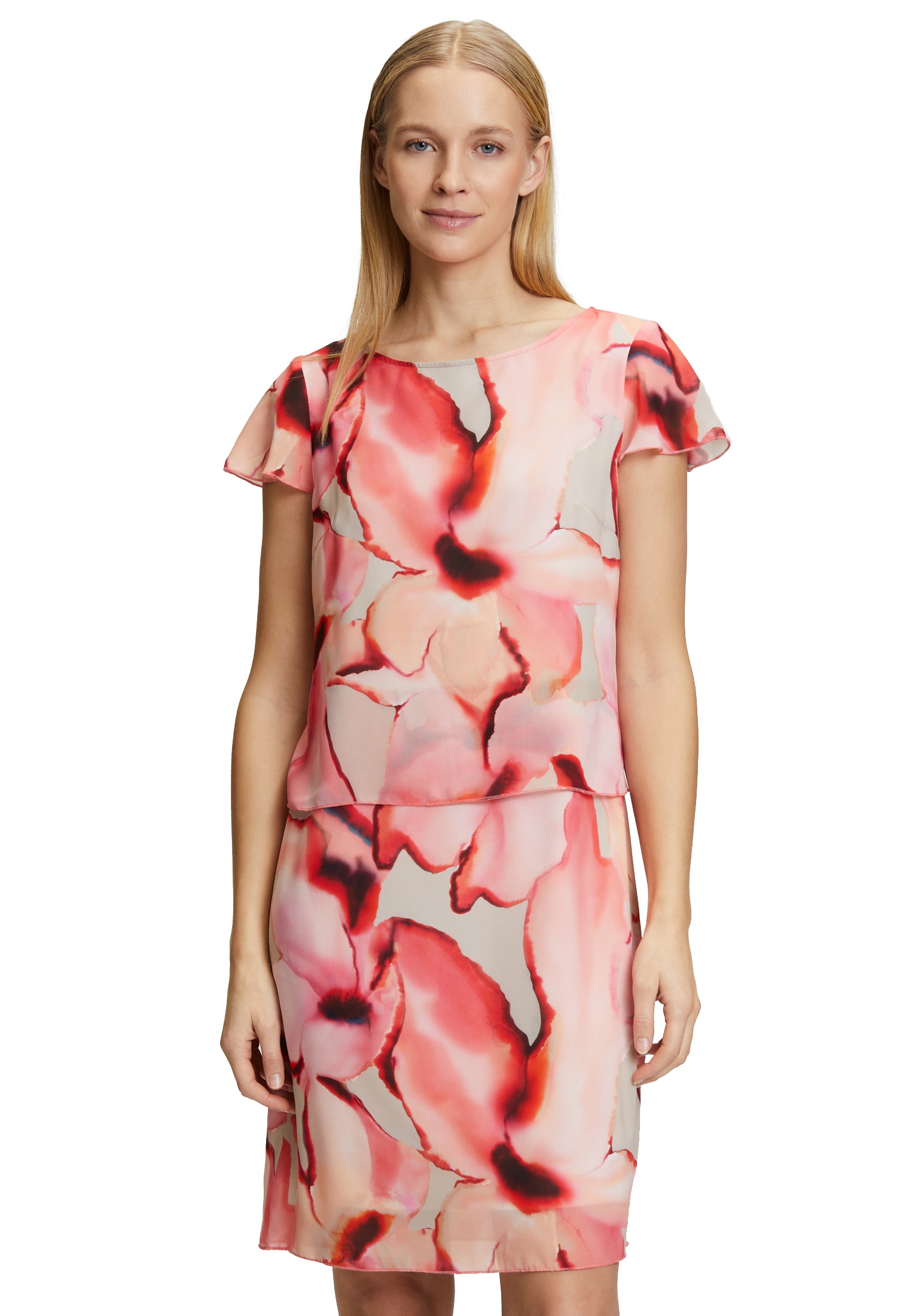 Betty Barclay Midikleid »Stufenkleid kurzarm«